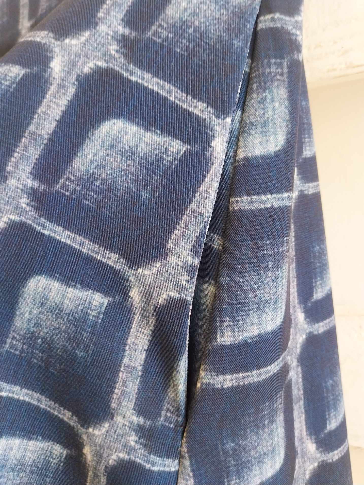 GONNA STAMPA TARTARUGA - blu