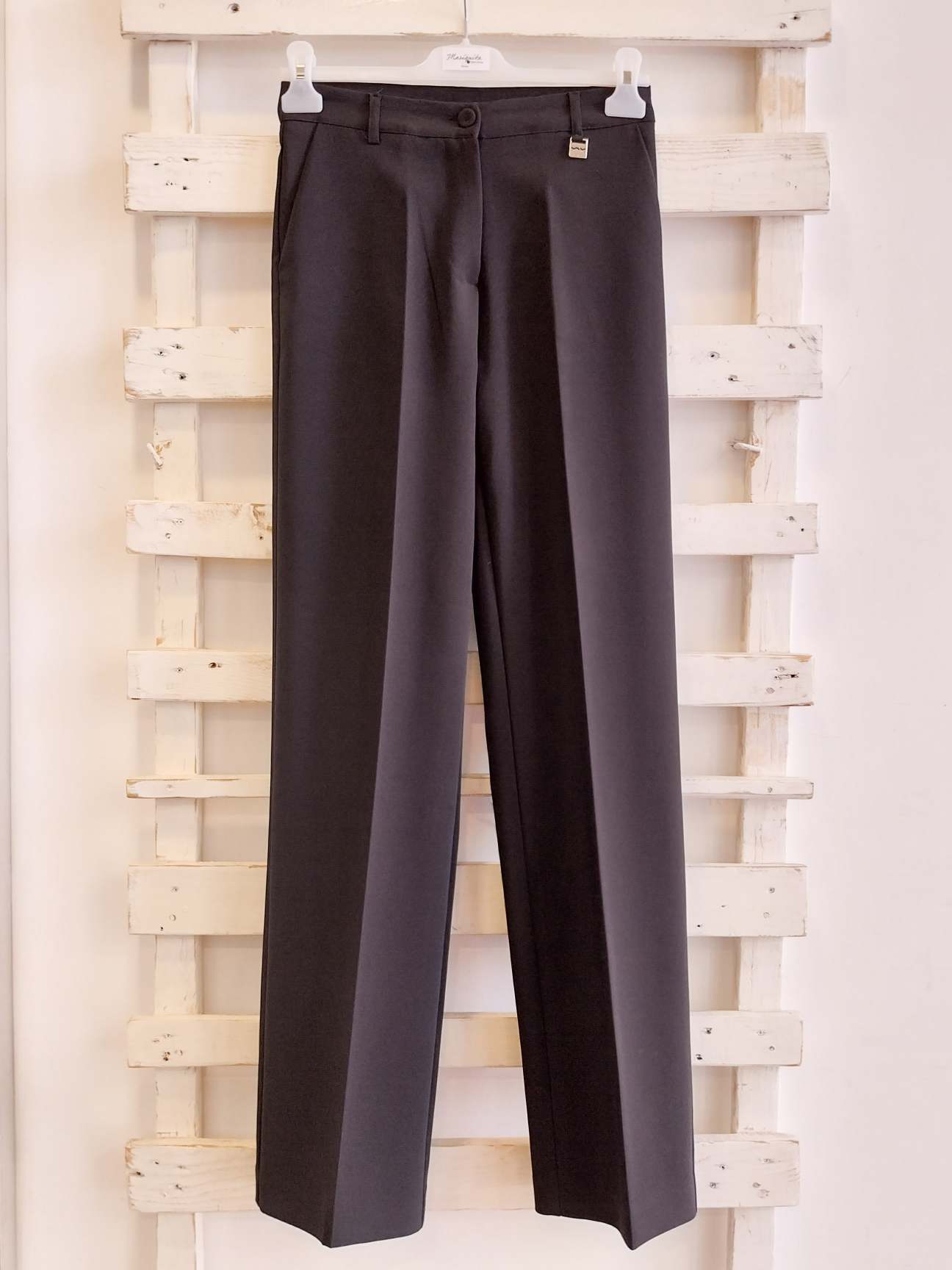 PANTALONE Palazzo - nero