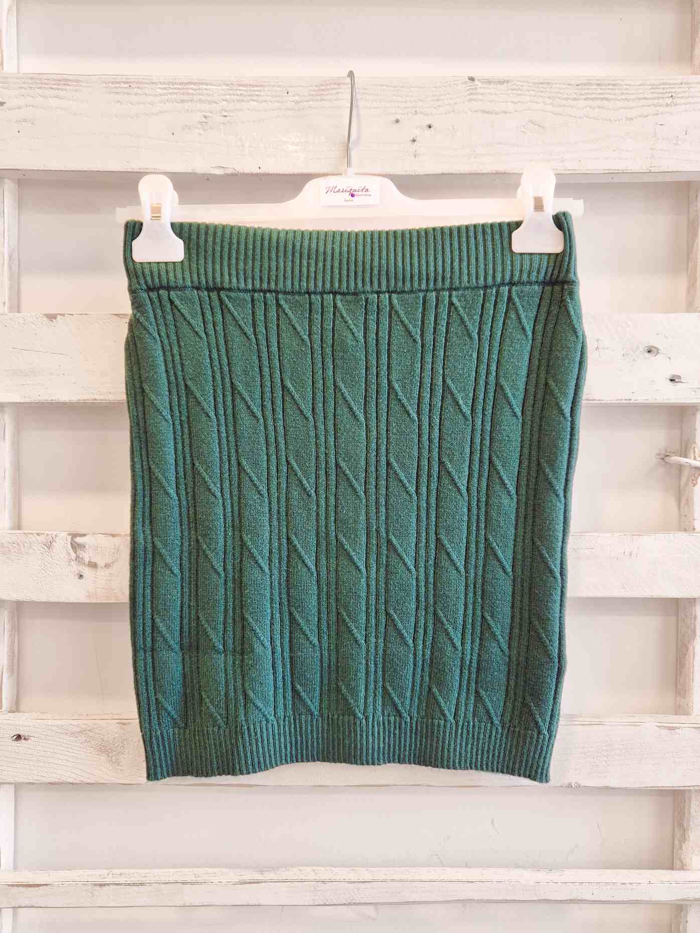 GONNA IN MAGLIA - verde