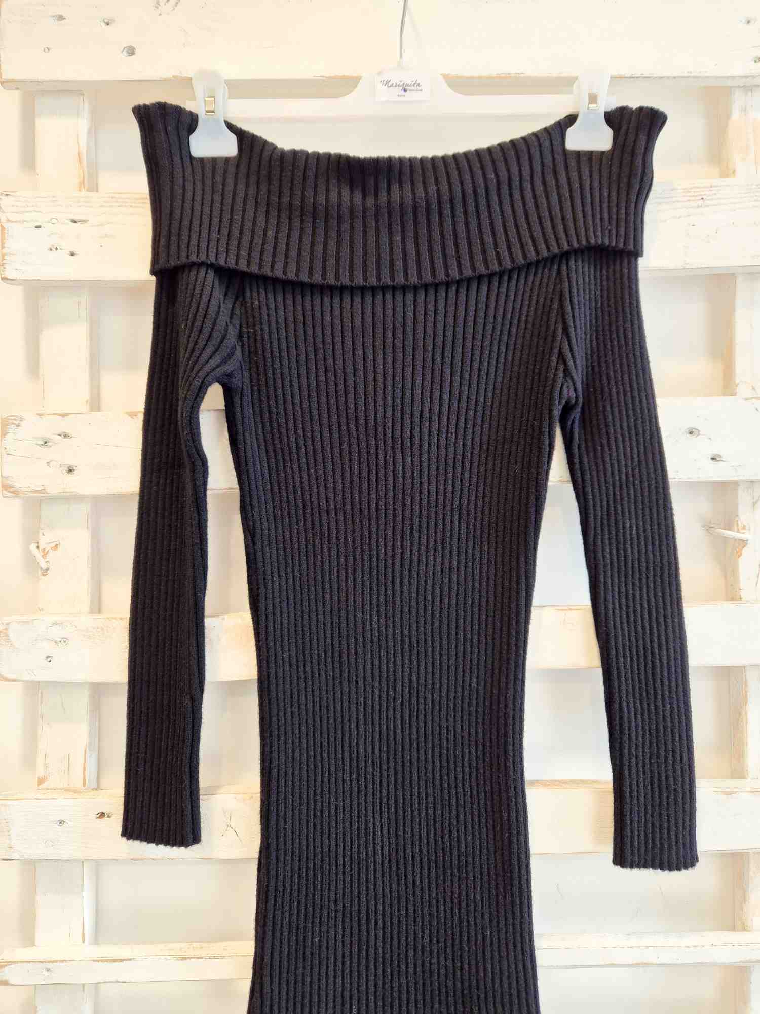 ABITO IN MAGLIA - nero