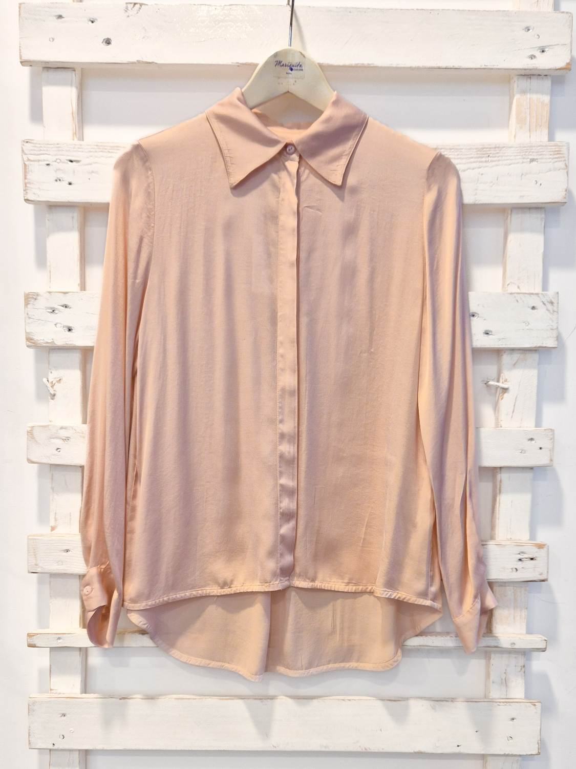 CAMICIA 100% VISCOSA - rosa