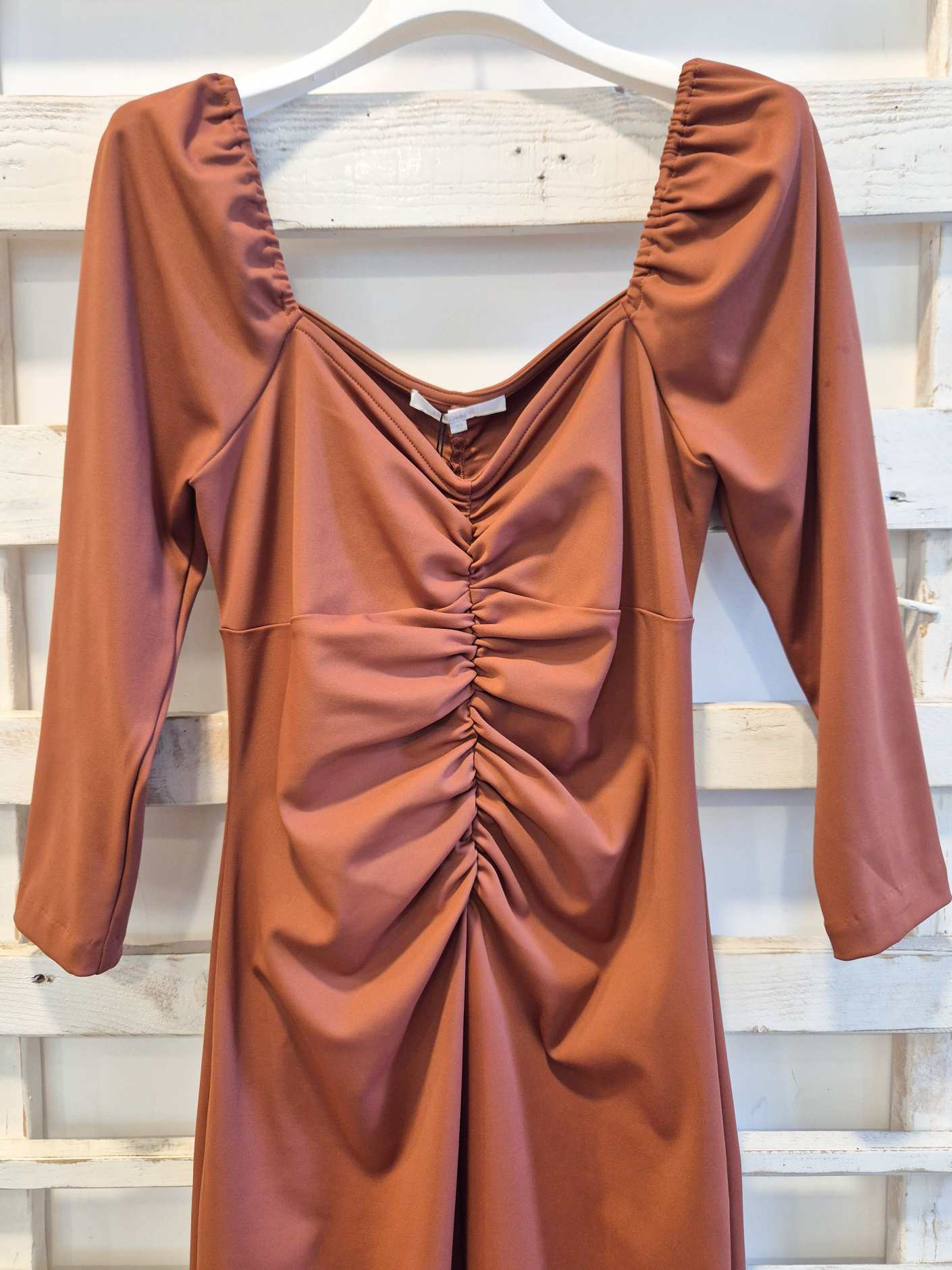 ABITO MANICHE 3/4 - cacao