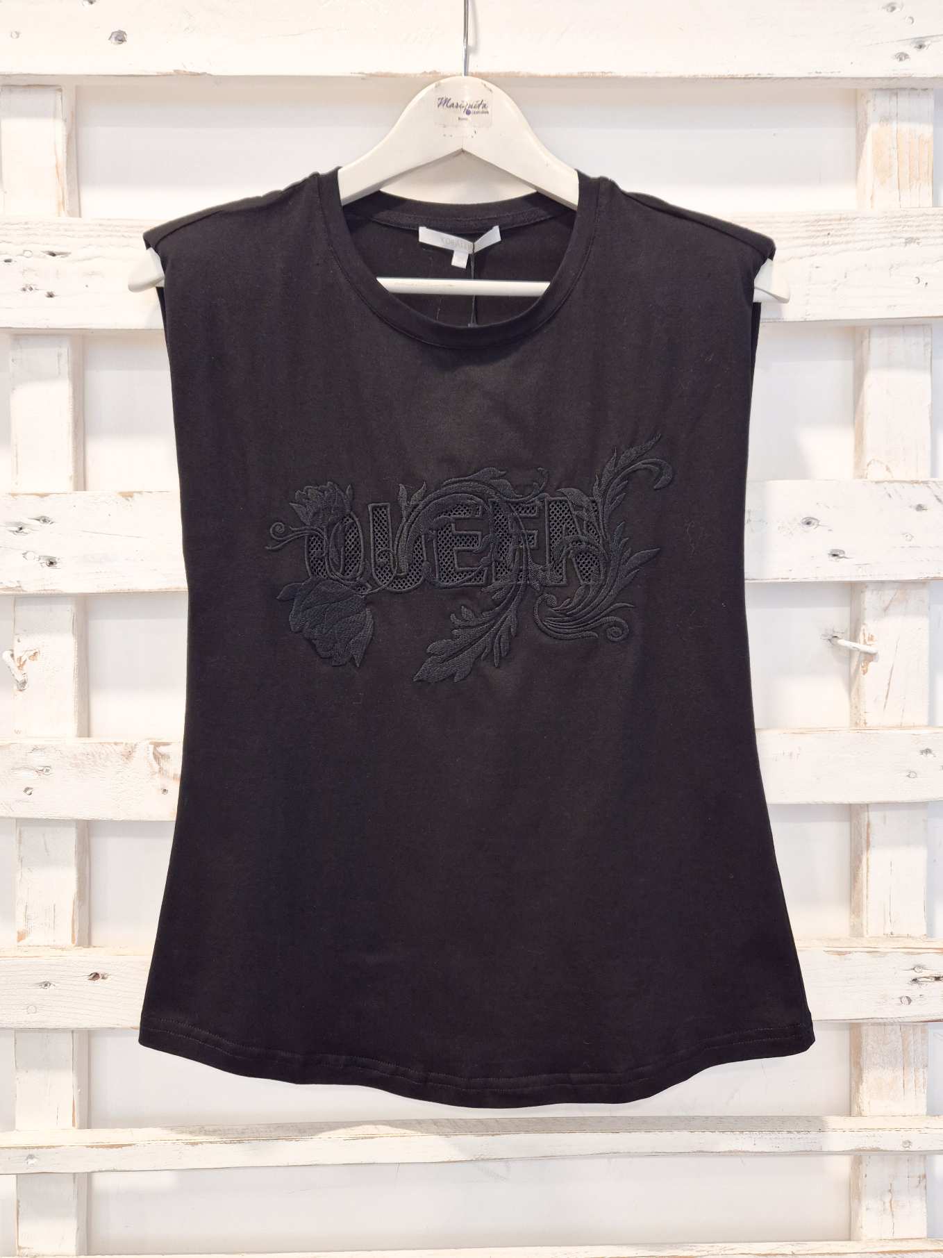 T-SHIRT QUEEN - nero