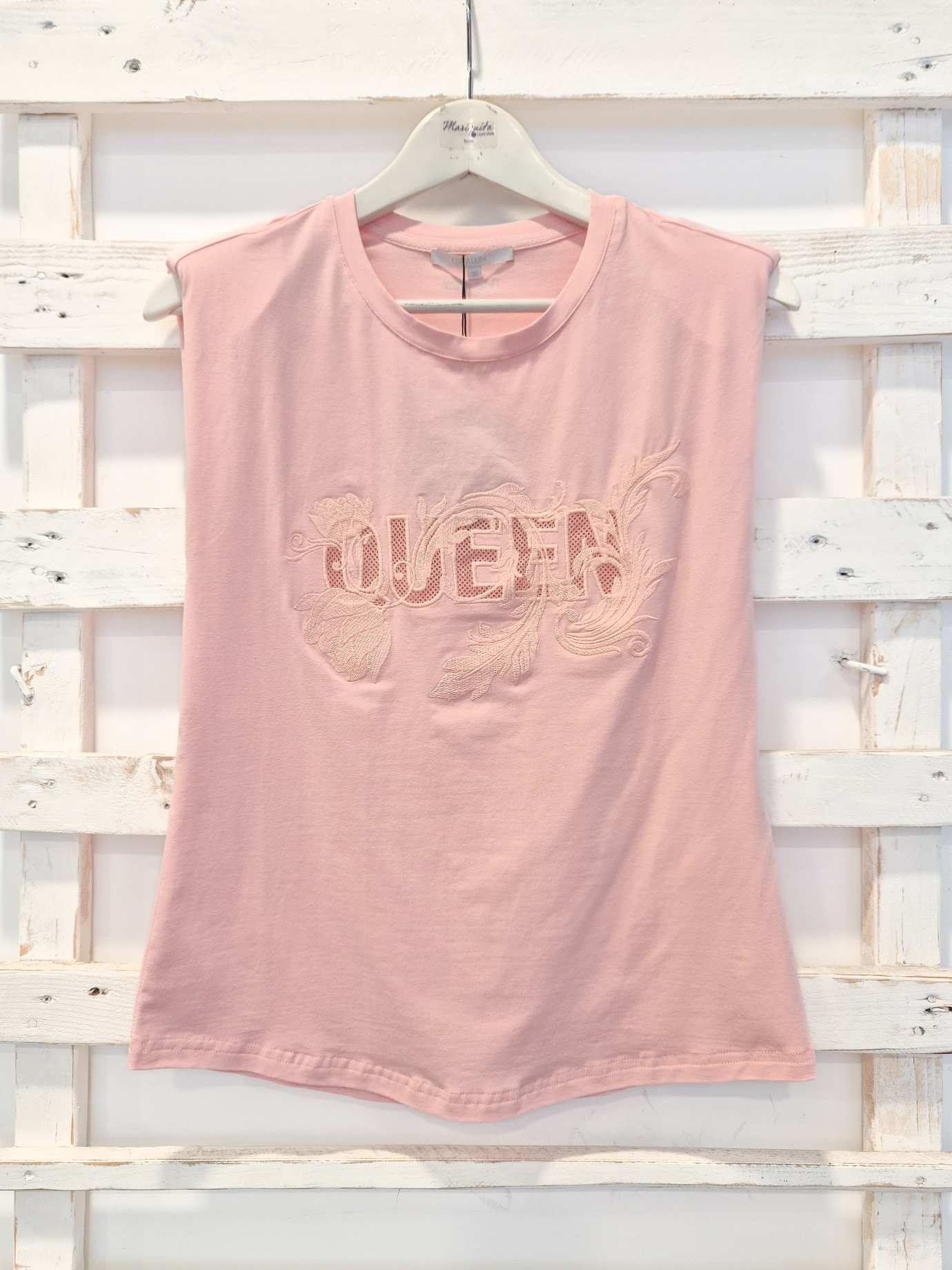 T-SHIRT QUEEN - rosa