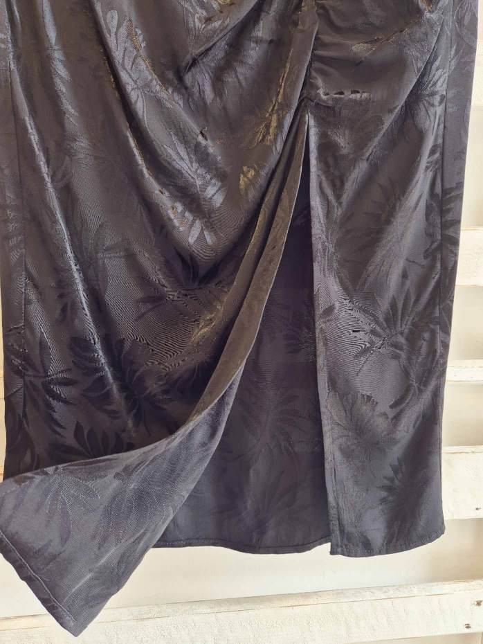 GONNA MIDI JACQUARD - nero