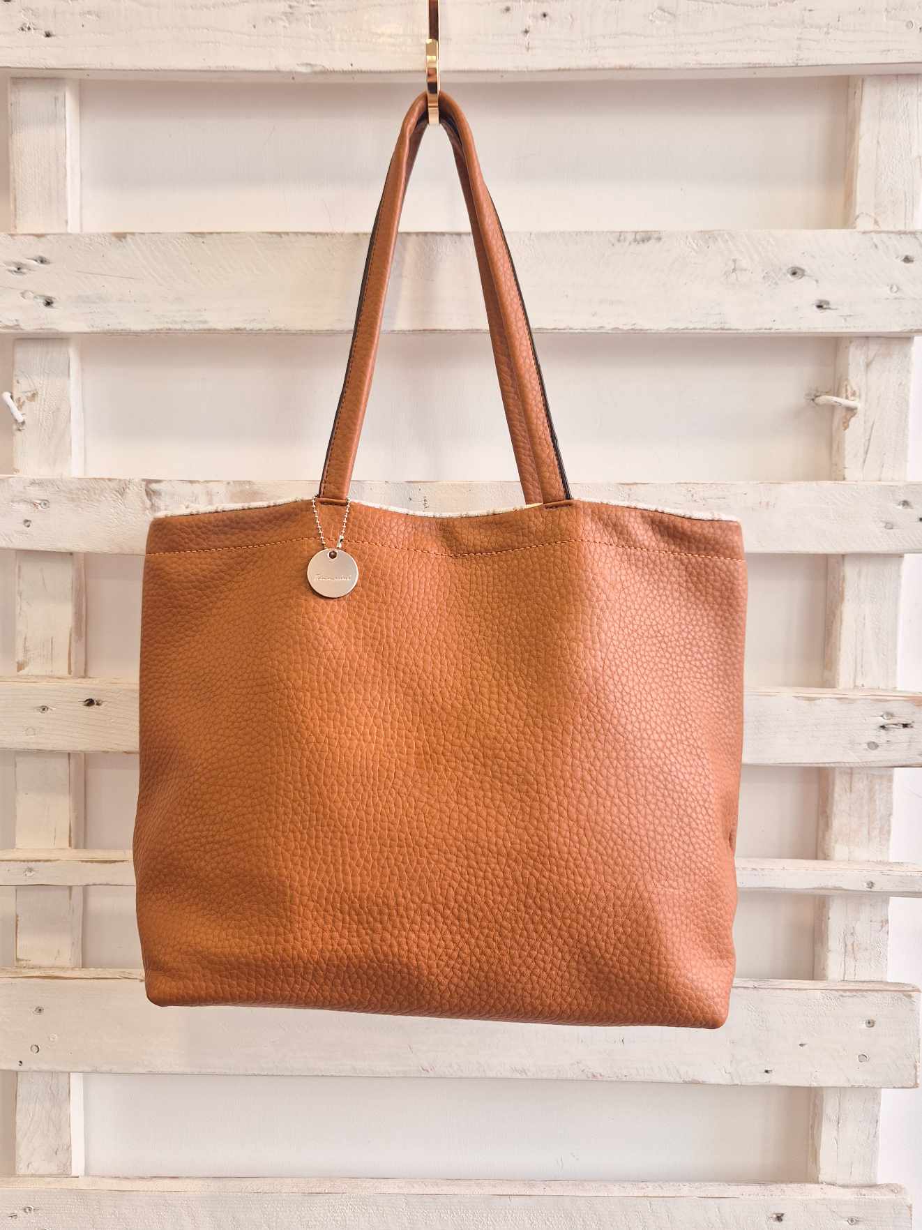 BORSA SHOPPER - cuoio