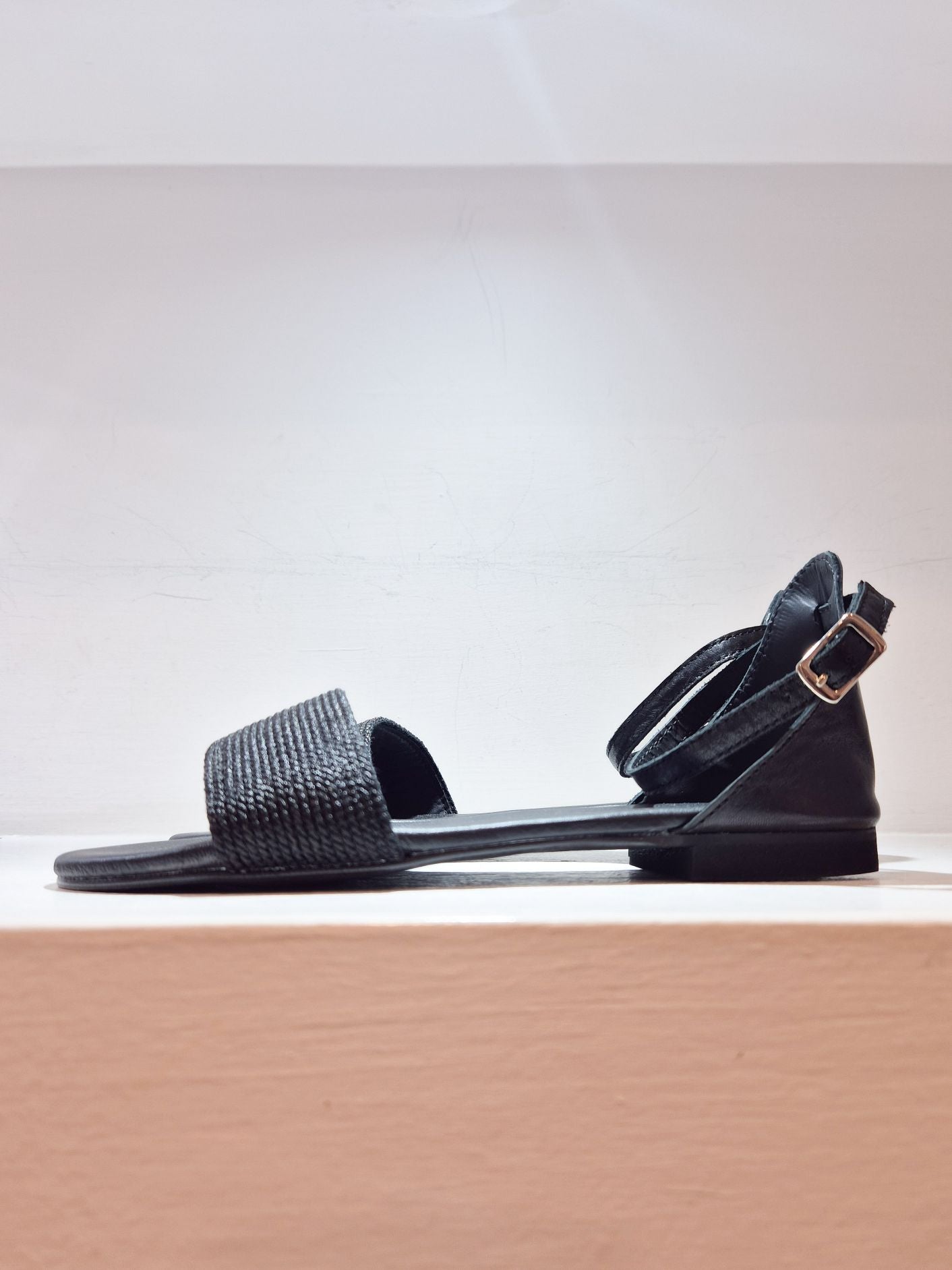 SANDALO BAROCCO - nero