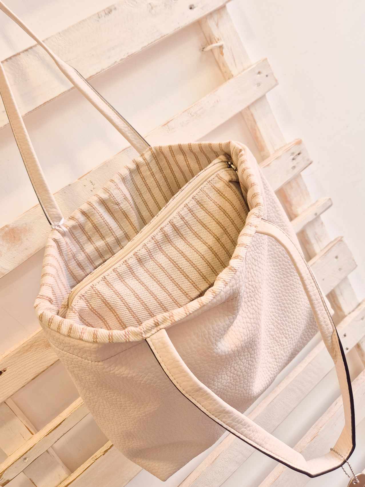 BORSA SHOPPER - Burro