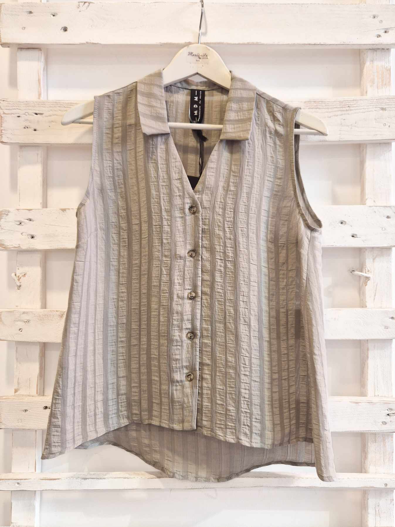 CAMICIA SMANICATA - Salvia