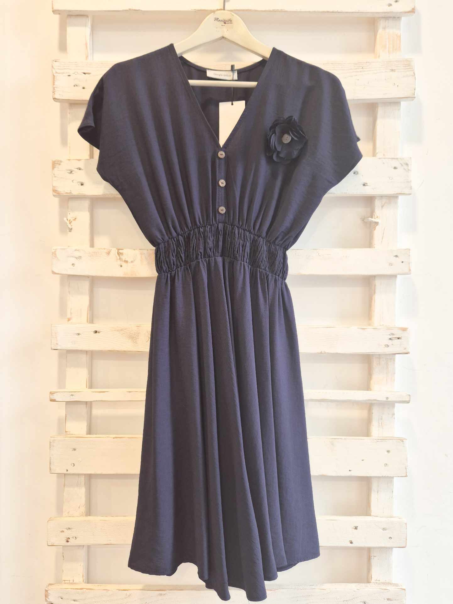 ABITO TESSUTO MOSSO - blu