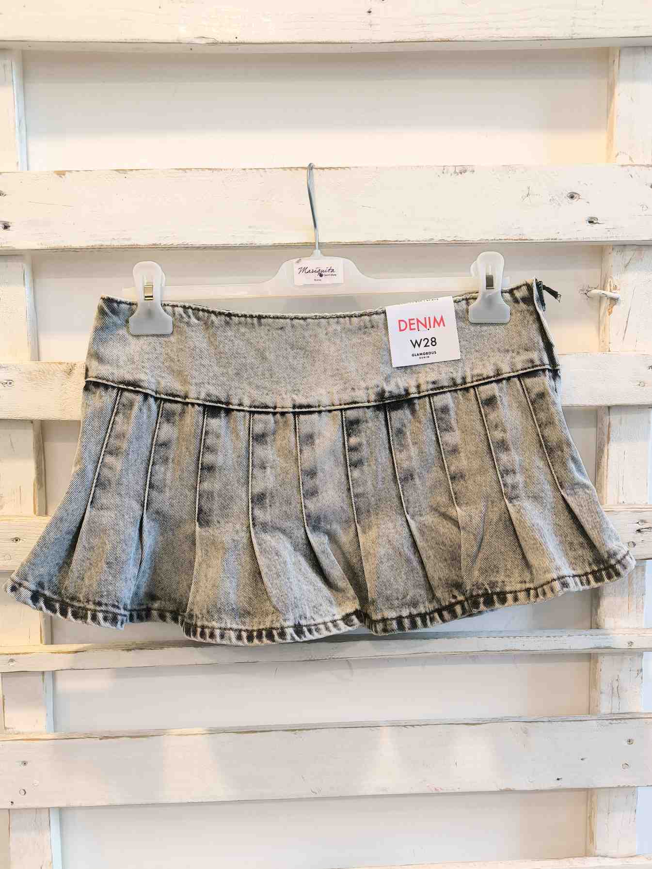 GONNA DENIM - BLACK BLEACH ACID