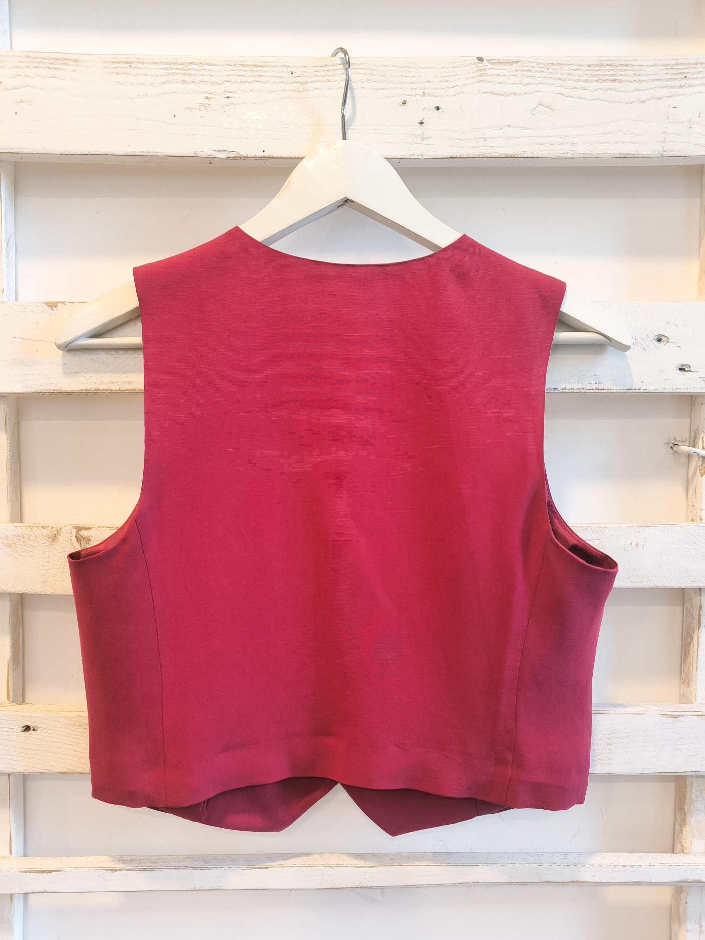 GILET CORTO - ROSSO