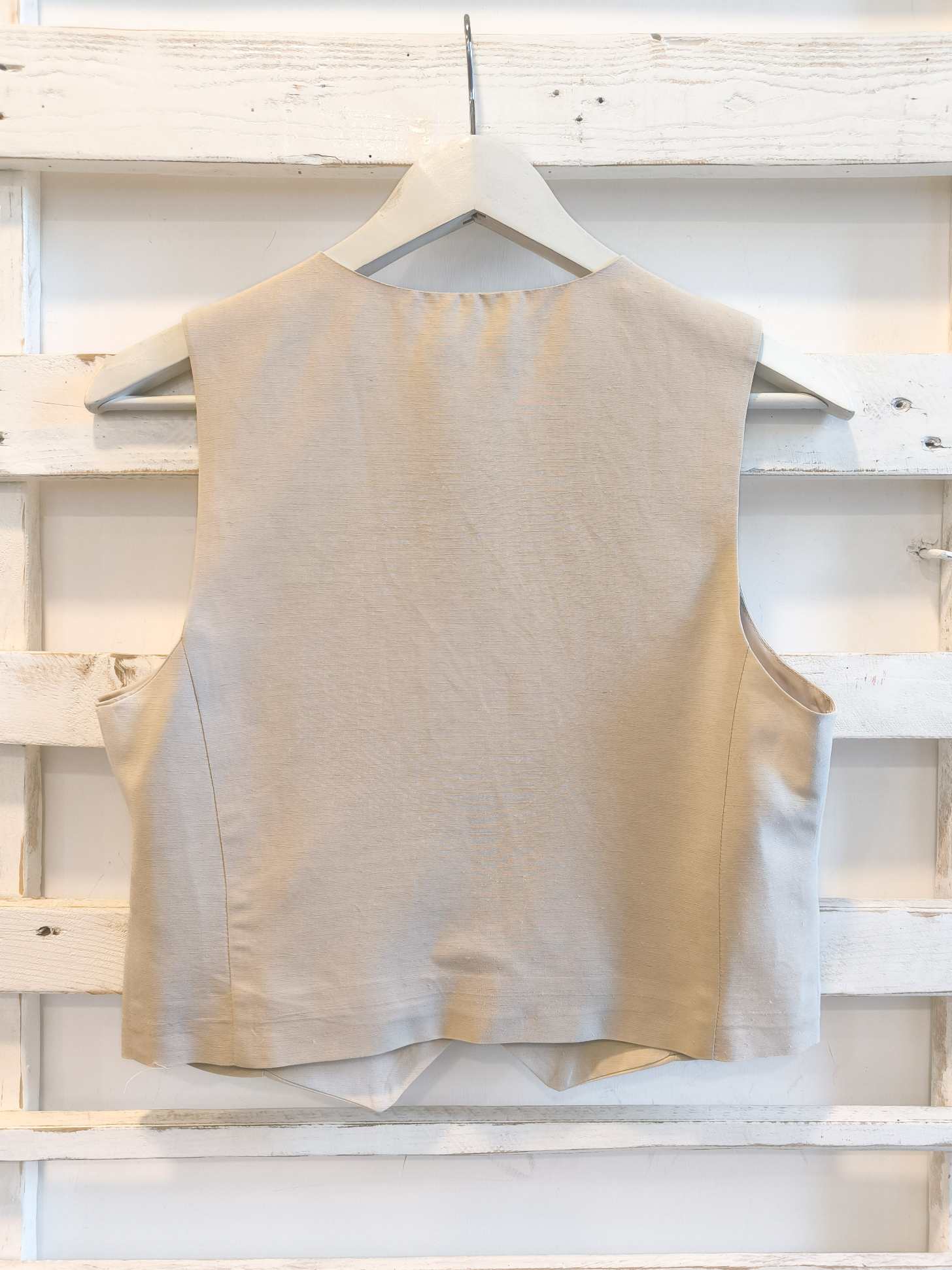 GILET CORTO - beige