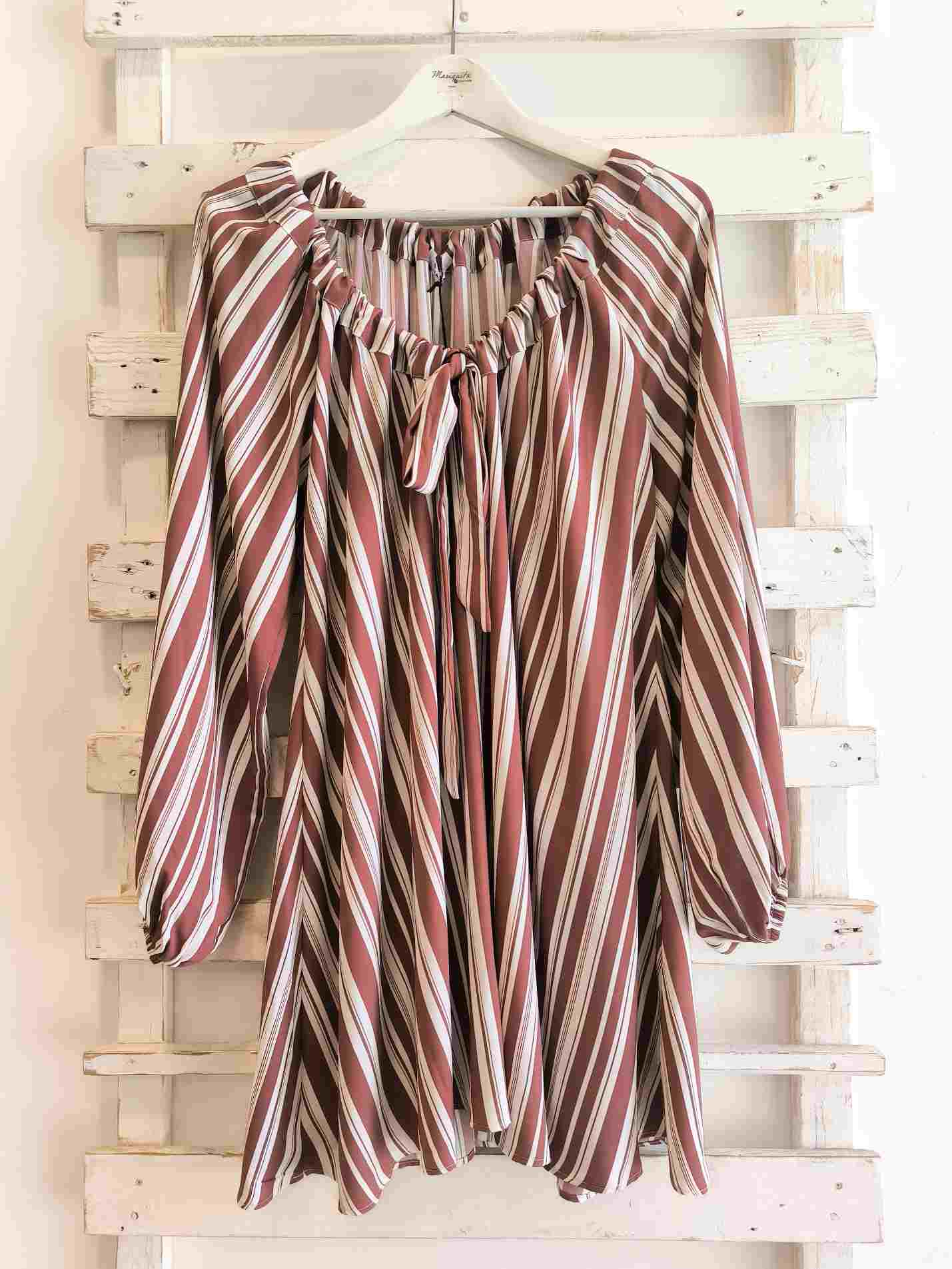 ABITO OVER - BURGUNDI