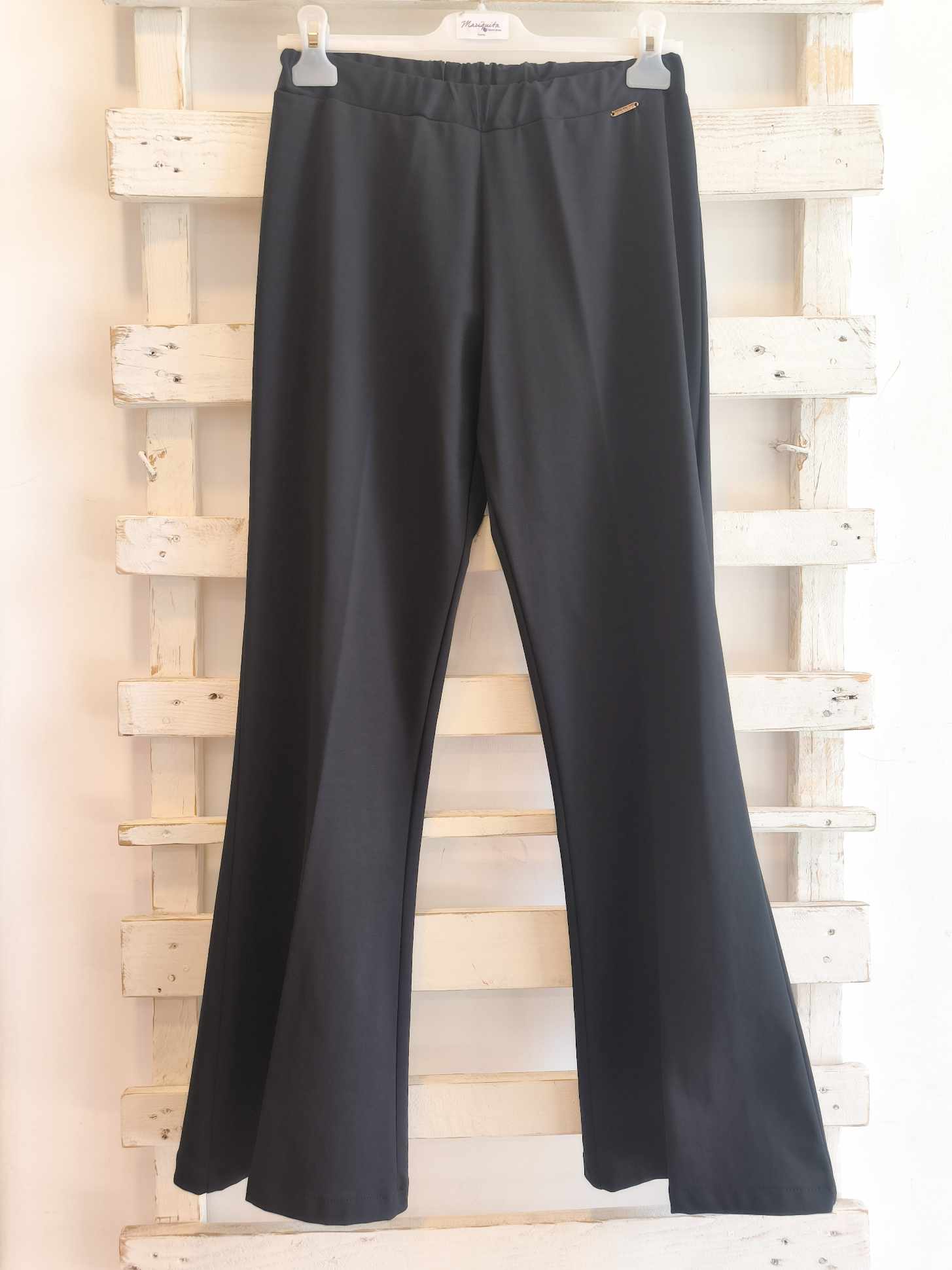 PANTALONE ZAMPETTA - nero