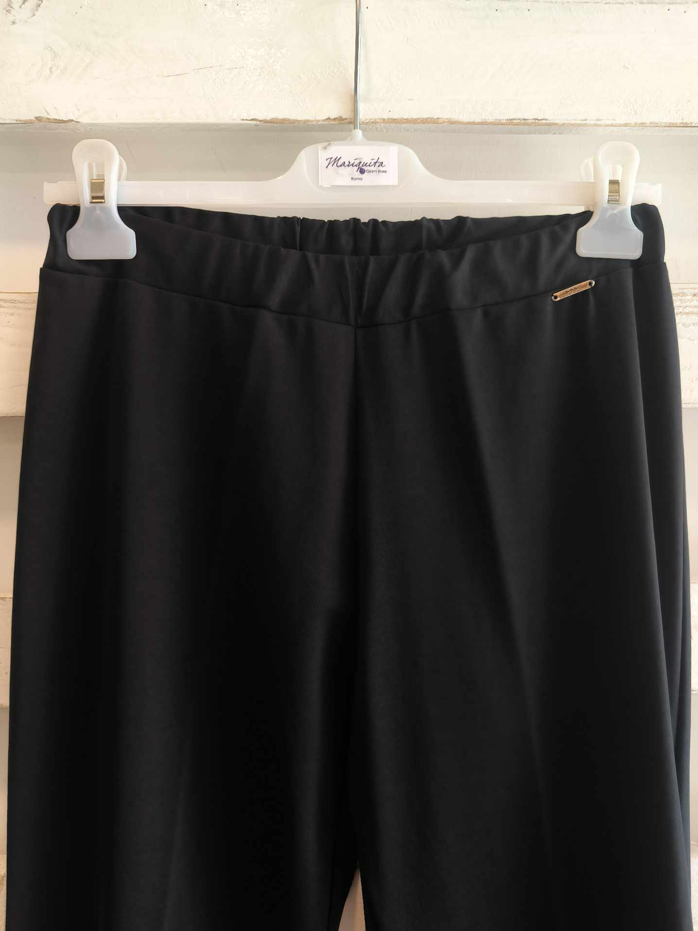 PANTALONE ZAMPETTA - nero
