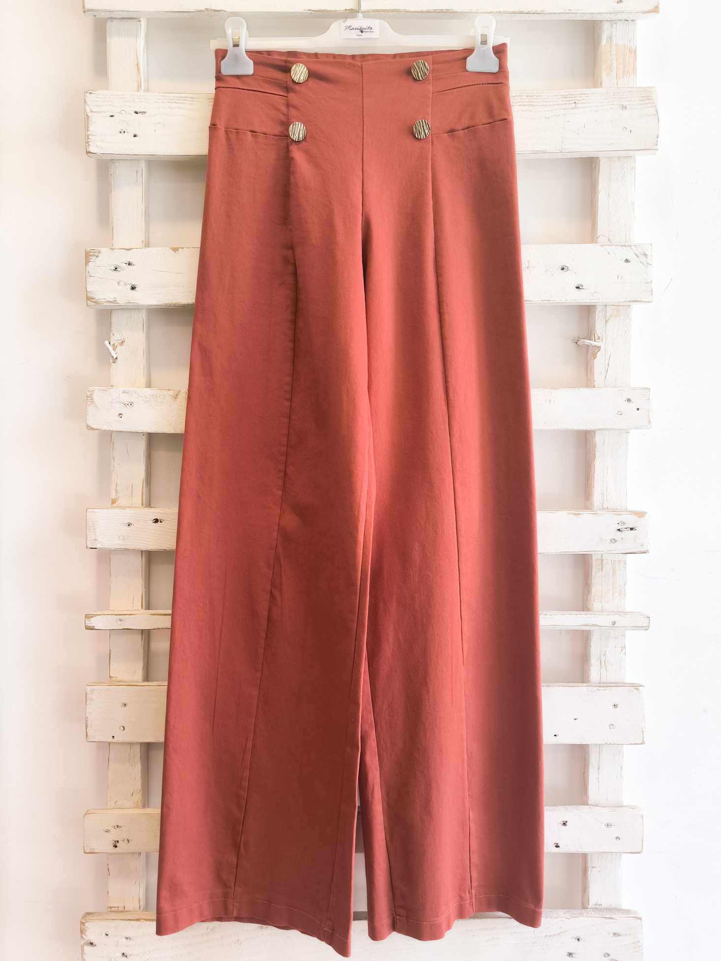 PANTALONE BOTTONI ORO - Phard