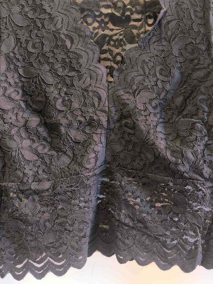 maglia pizzo - Nero/nero