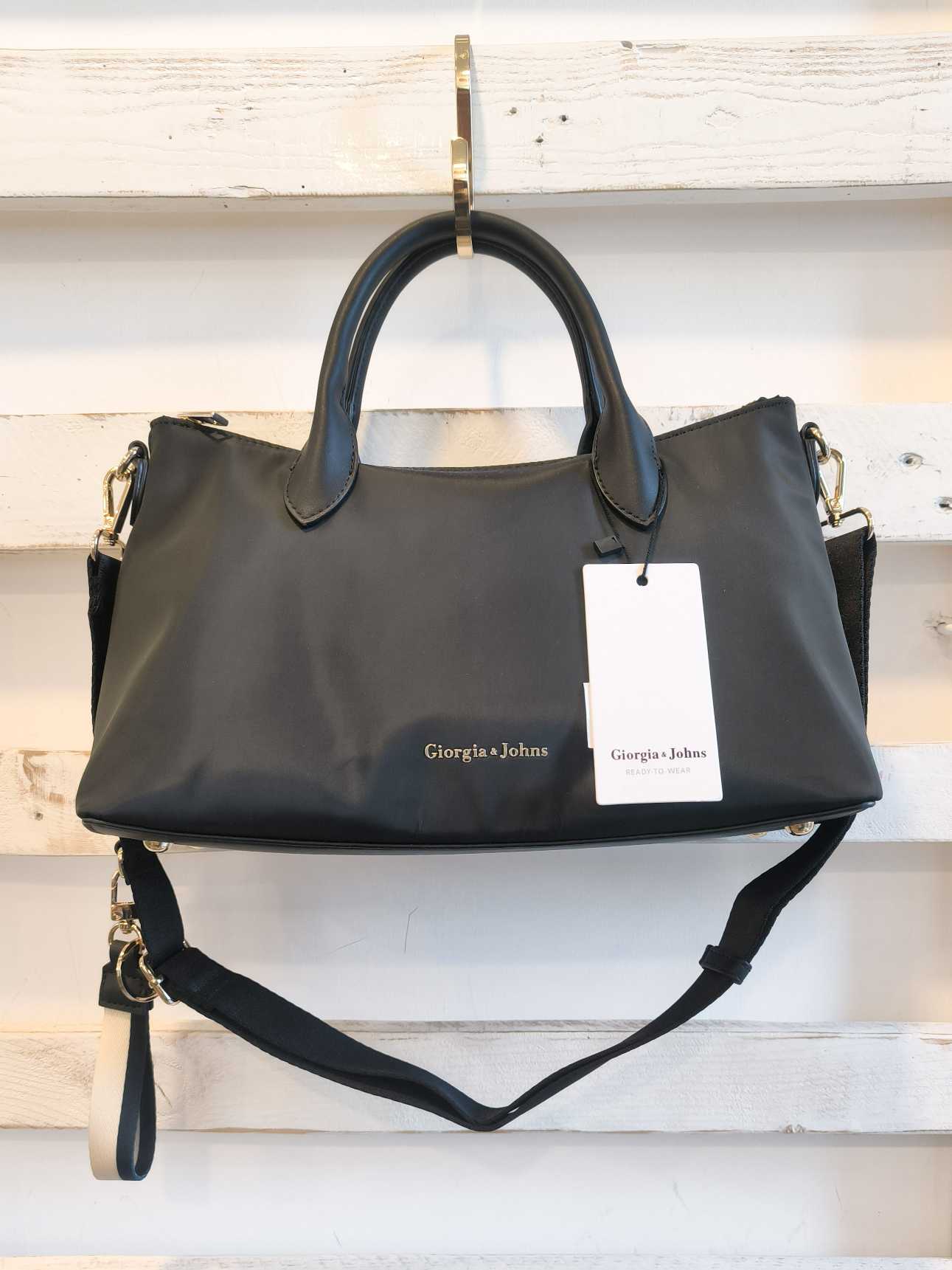 BORSA RETTANGOLARE - nero