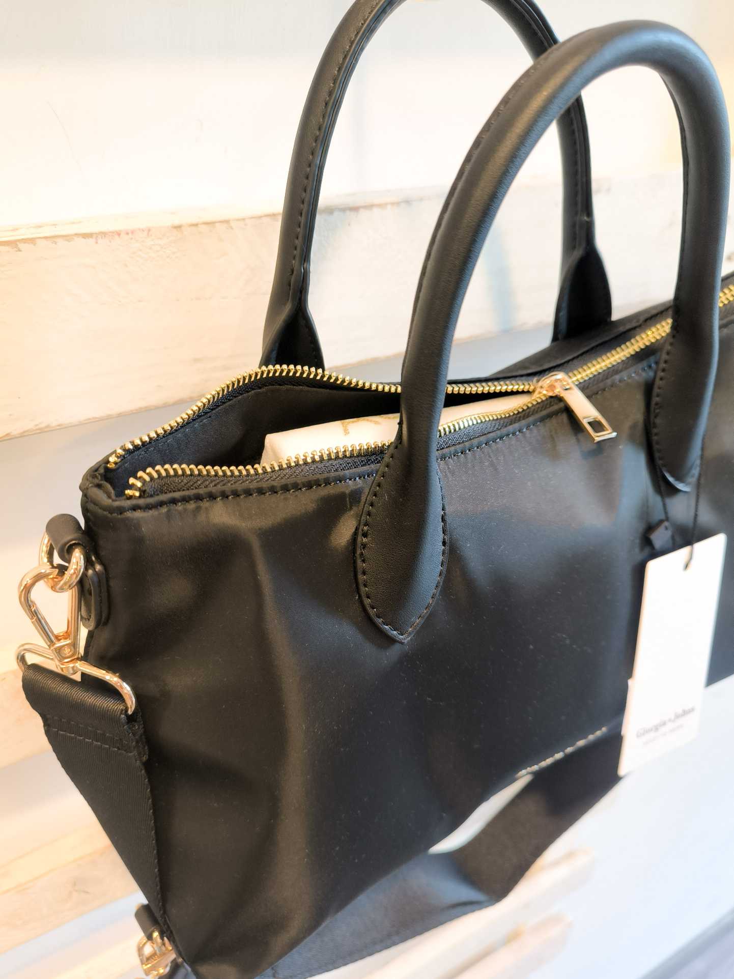 BORSA RETTANGOLARE - nero