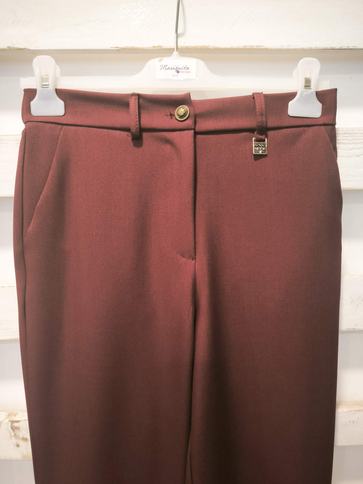 PANTALONE - Burgundy