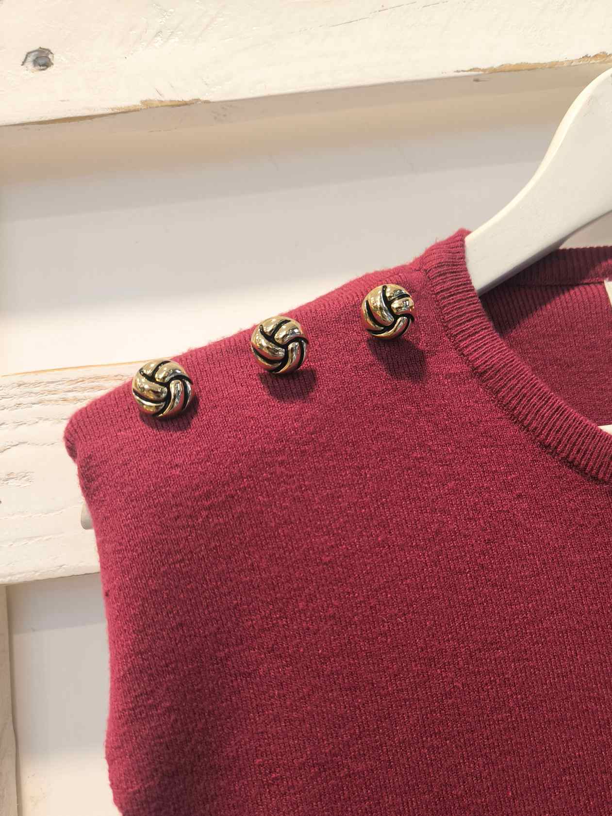 ABITO SMANICATO - bordeaux