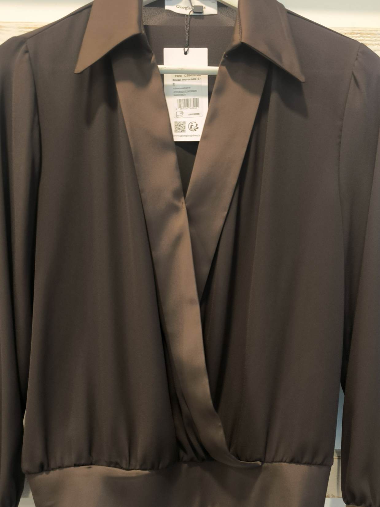 BLUSA INCROCIO - moro