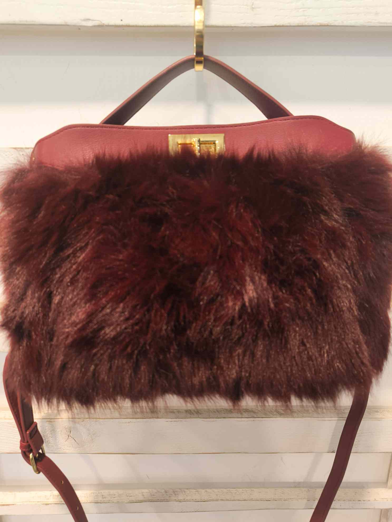 BORSA PELUCHE - Red Wine