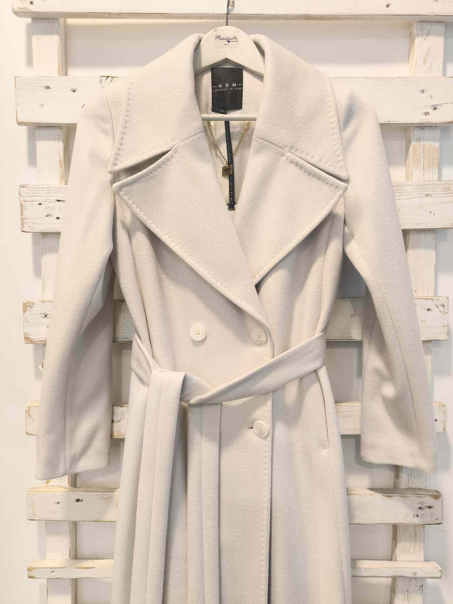 CAPPOTTO LUNGO - Bianco lana
