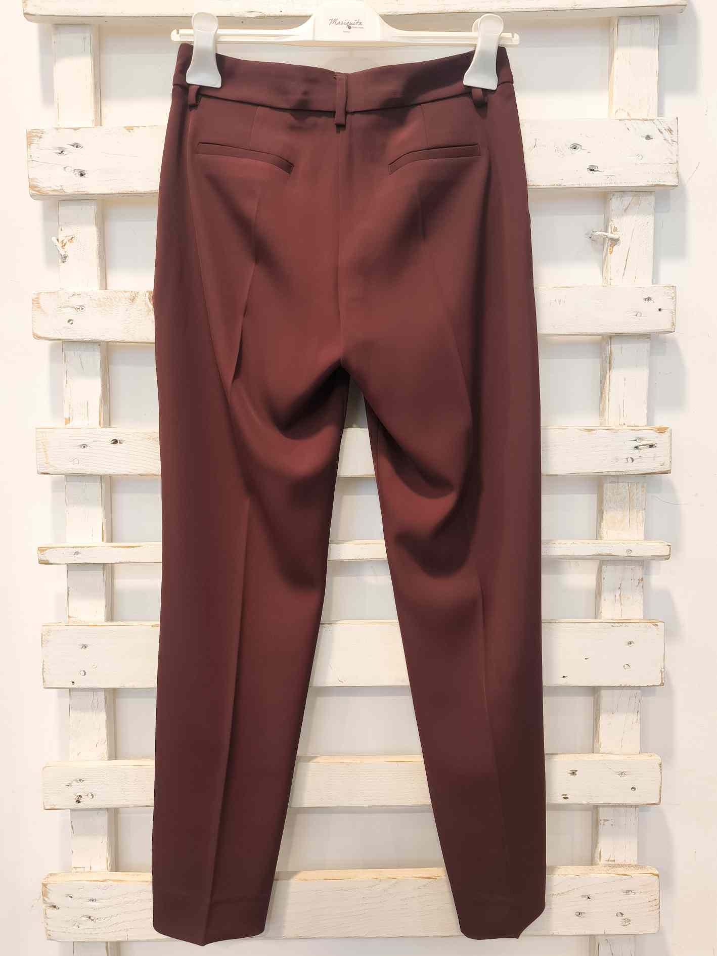 PANTALONE SIGARETTA - BORGOGNA