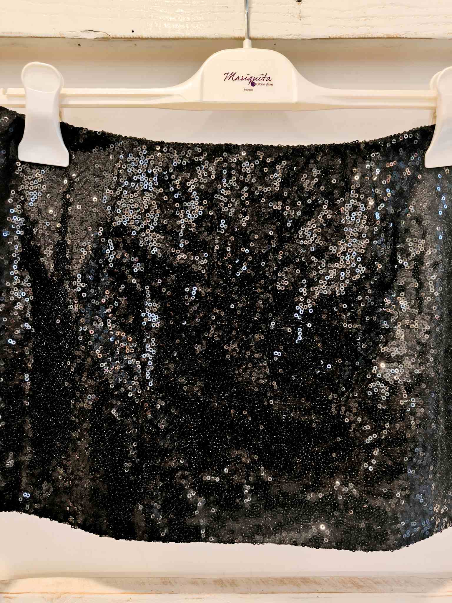 GONNA PAILLETTES - nero