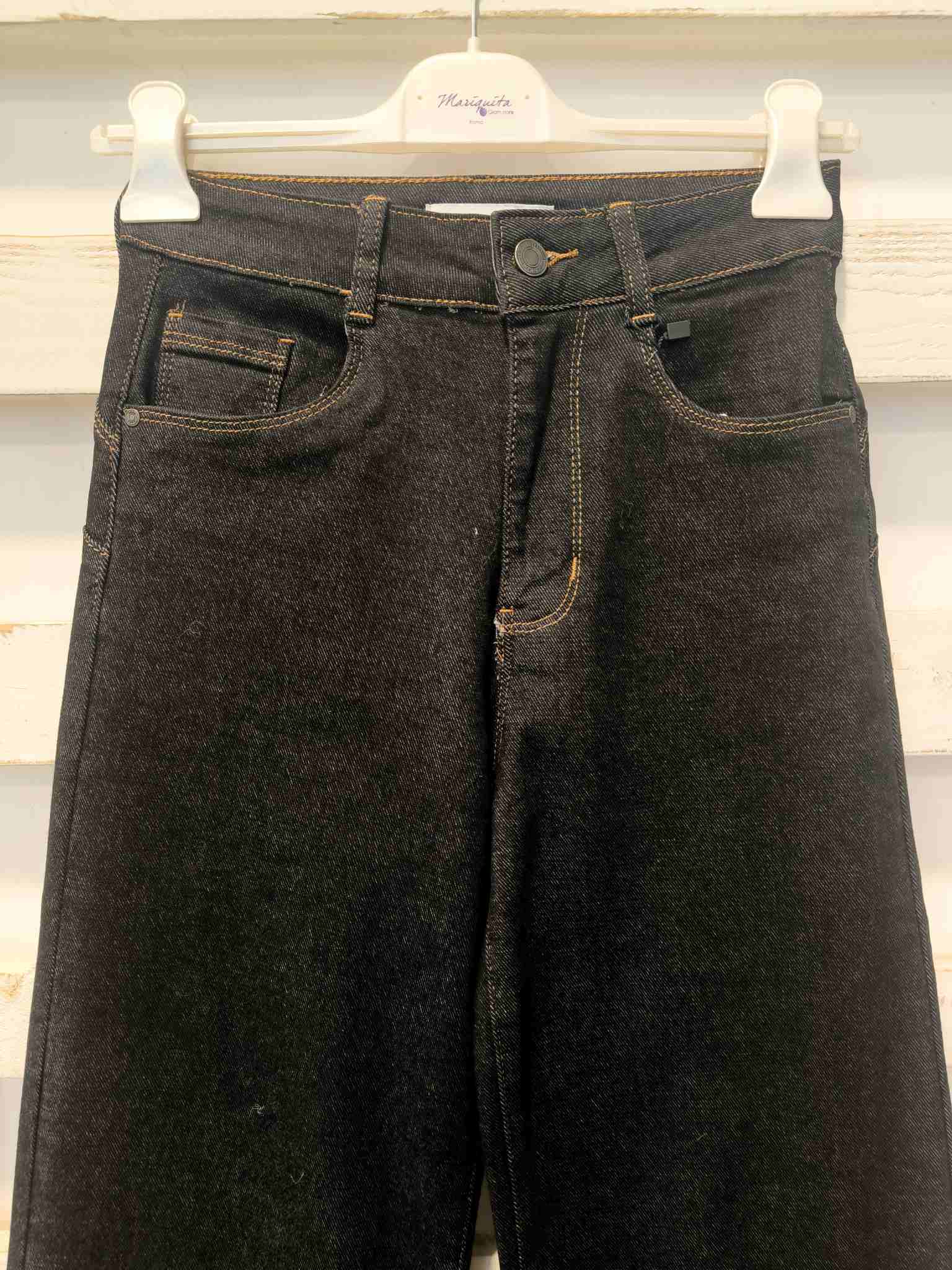 JEANS WIDE LEG - Jeans Scuro