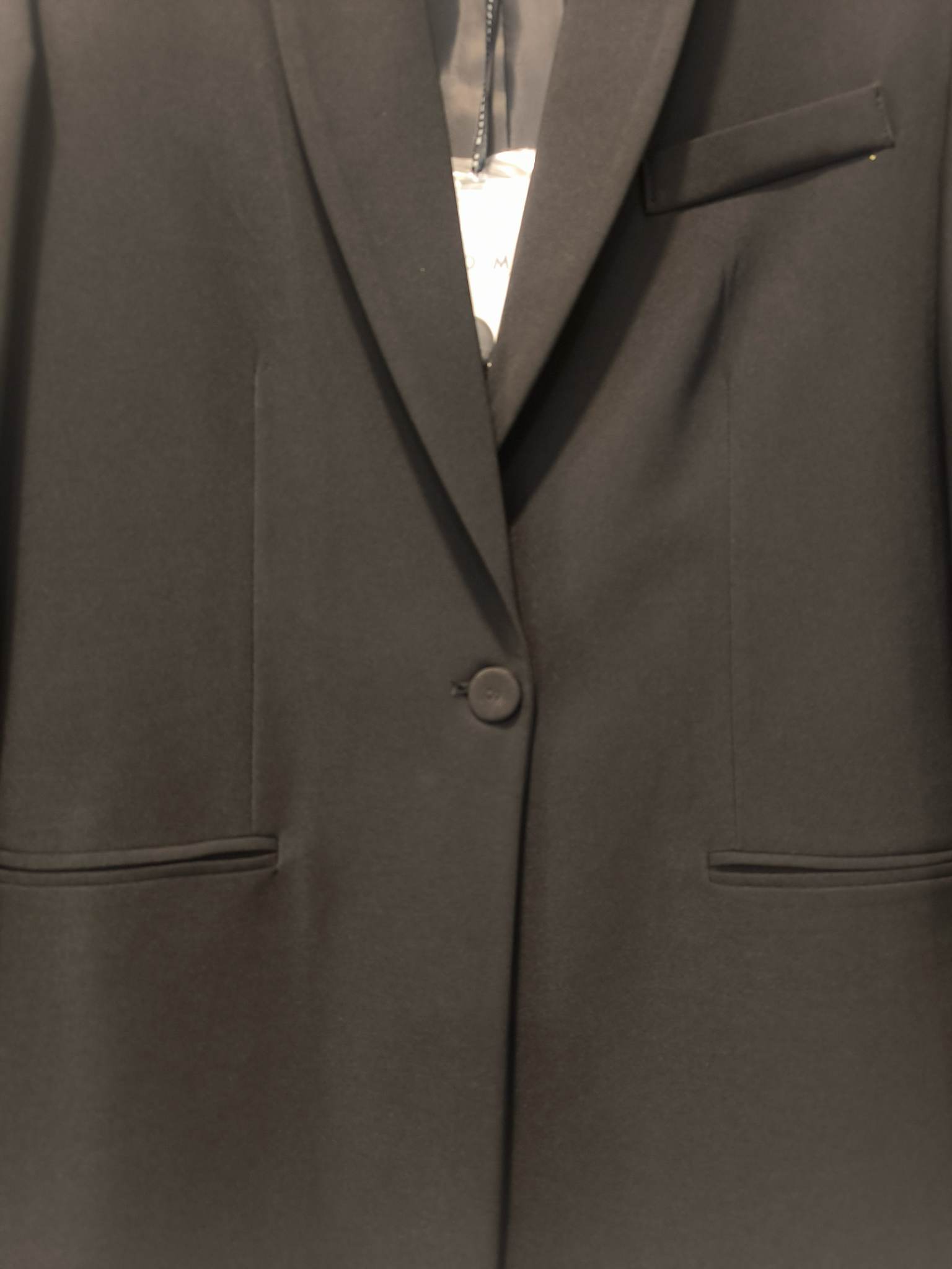 GIACCA CON TASCHINO - nero