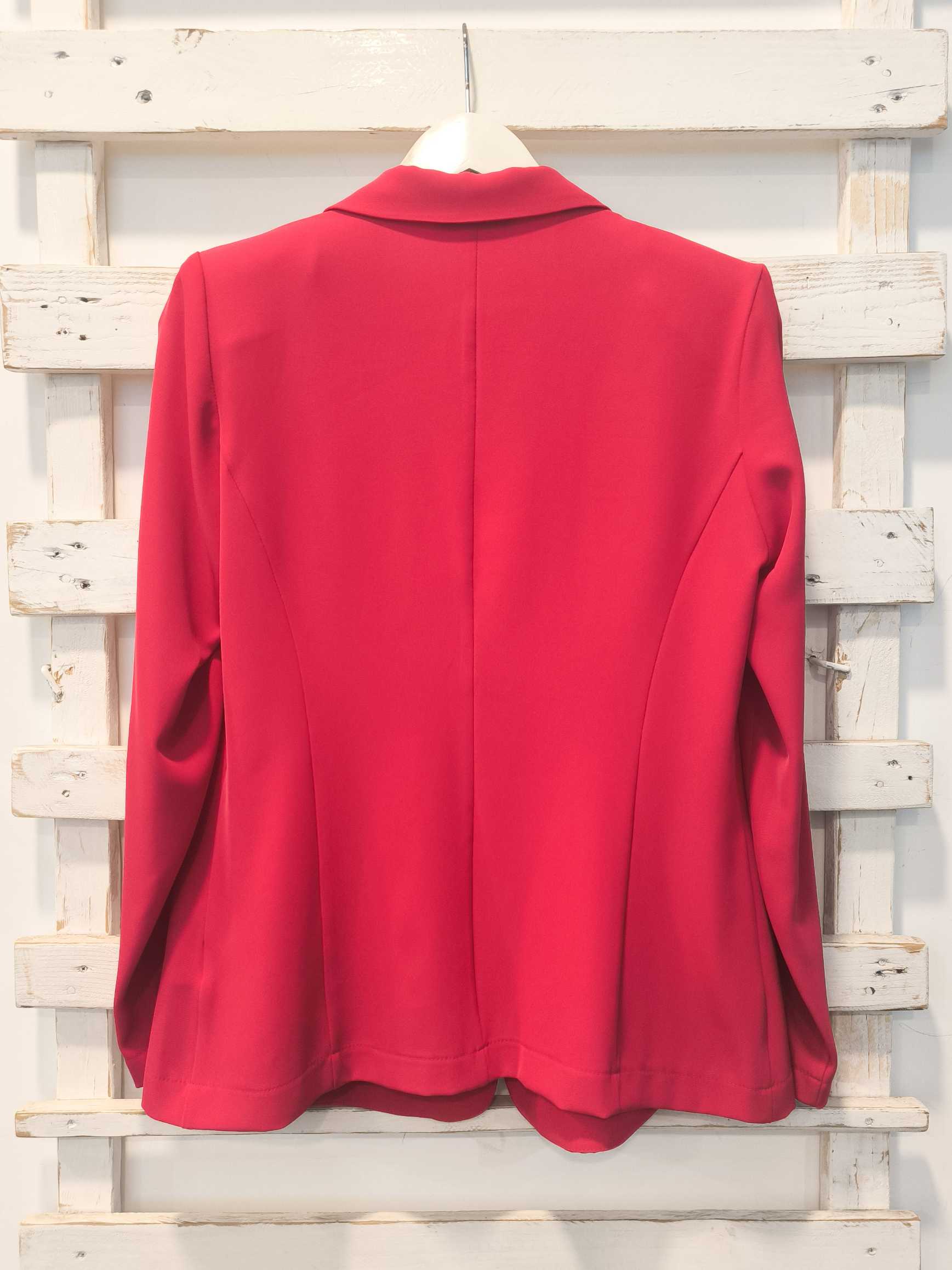 GIACCA 1 BOTTONE - Ciliegia