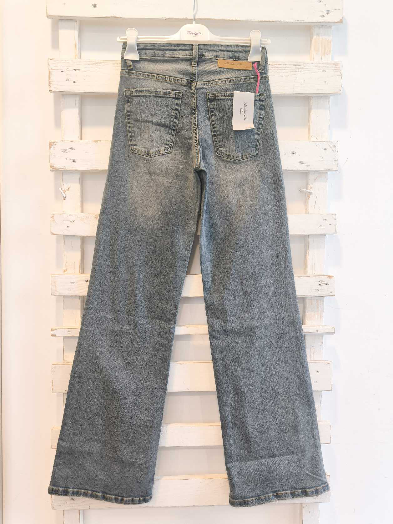 GLORIA - Denim sabbiato