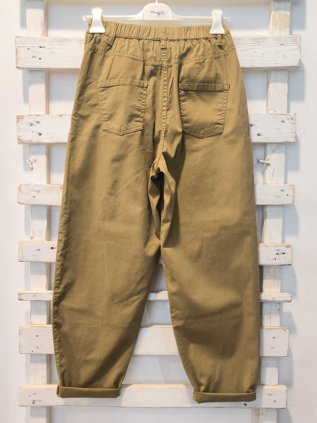 PANTALONBE BOY FIT - Cognac