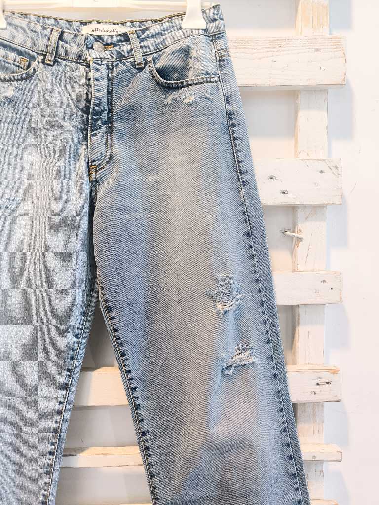 ROSY PALAZZO - DENIM CHIARO