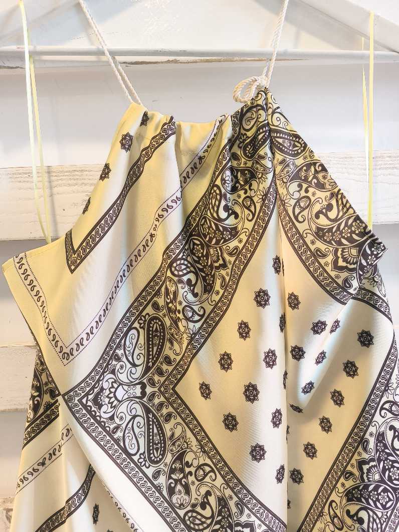 TOP FOULARD - Giallo