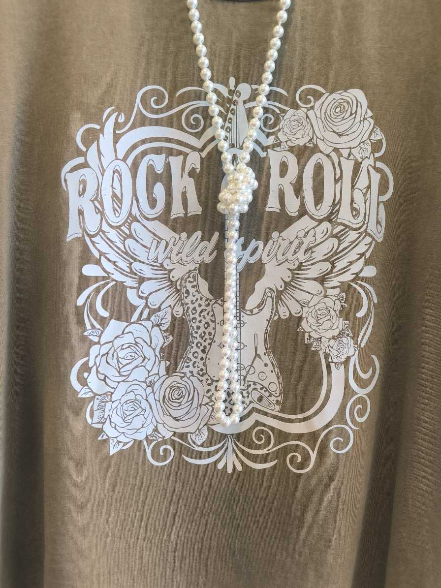 T-SHIRT ROCK - MILITARY
