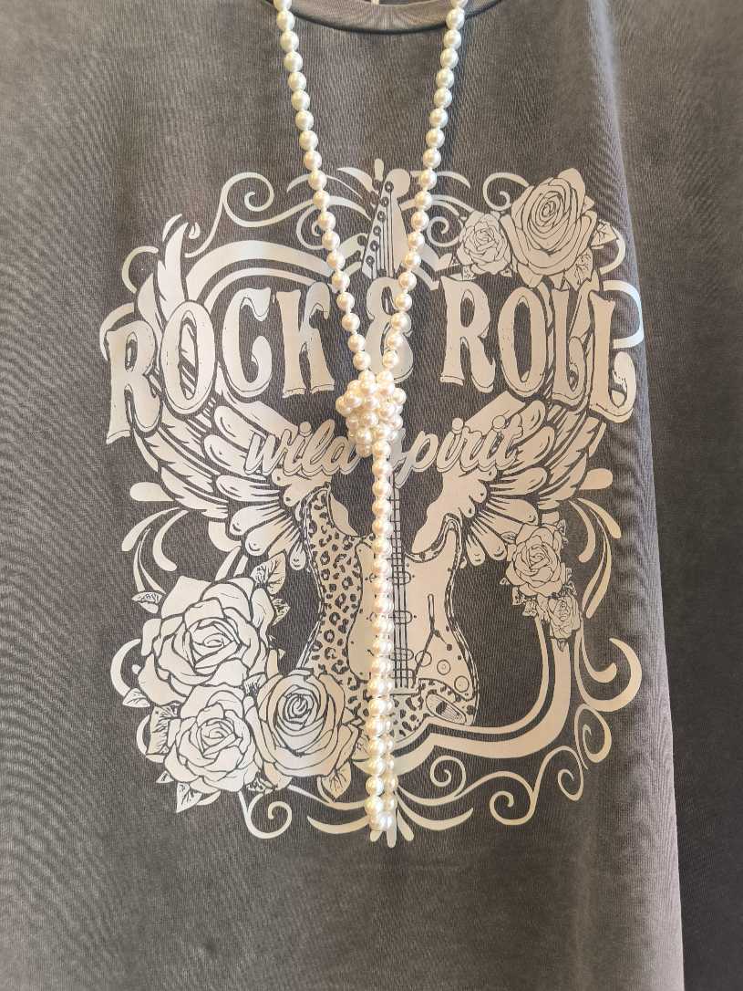 T-SHIRT ROCK - Grey