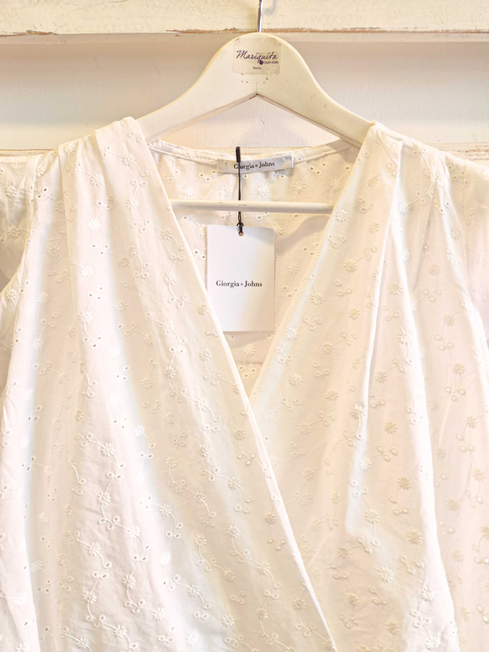 BLUSA INCROCIATA - Bianco