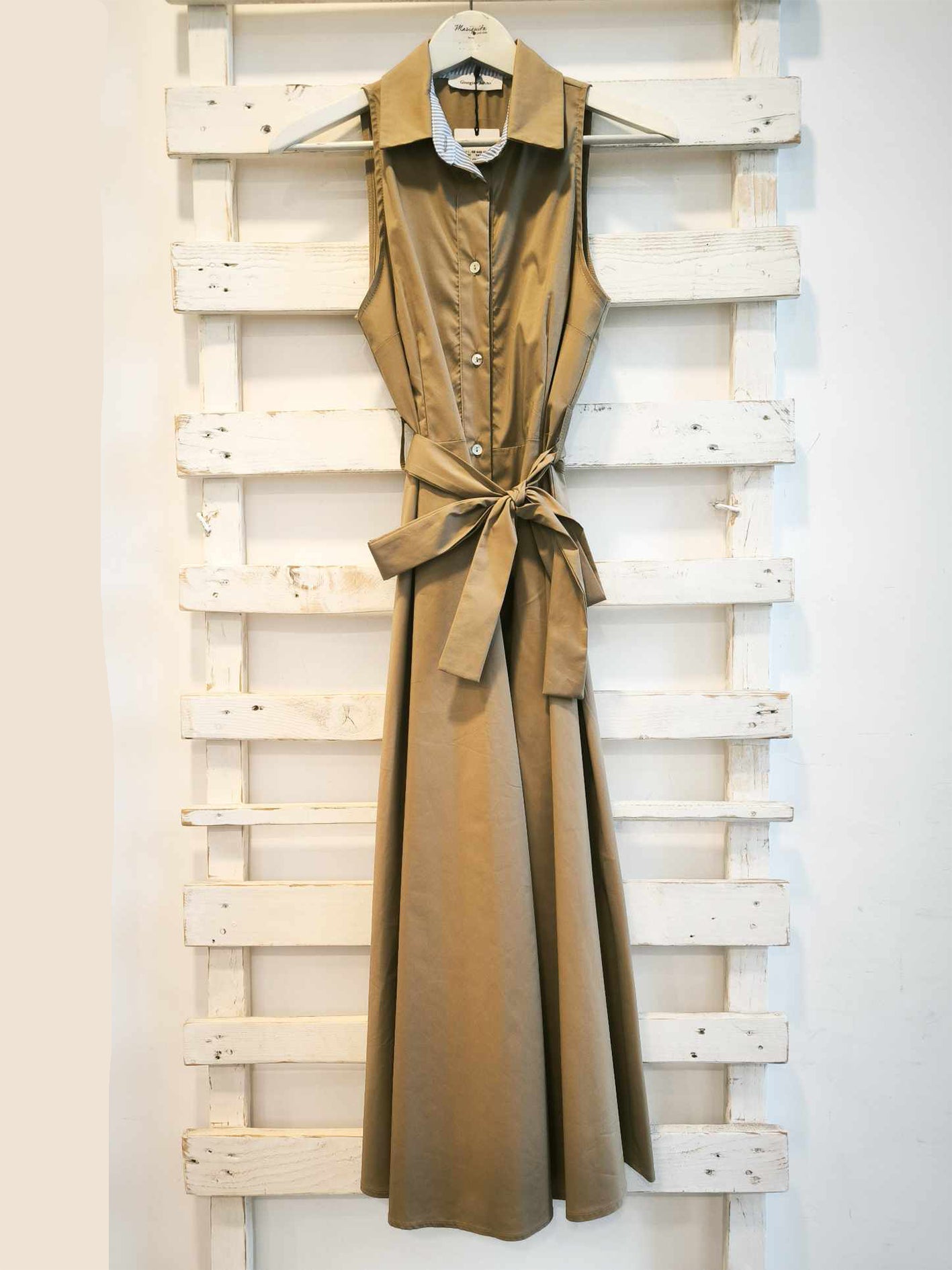 abito chemisier - beige