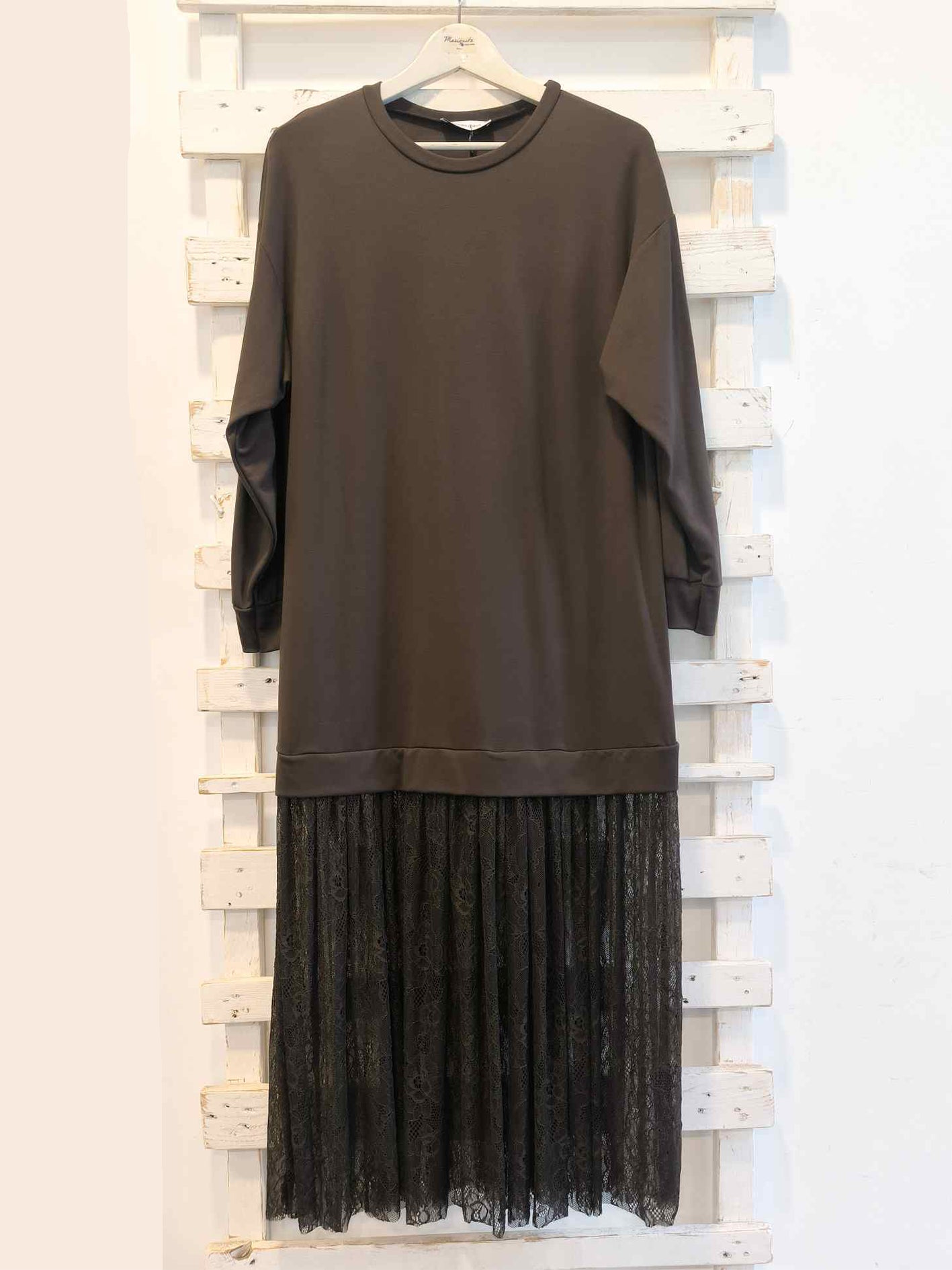 ABITO FELPA PIZZO - moro