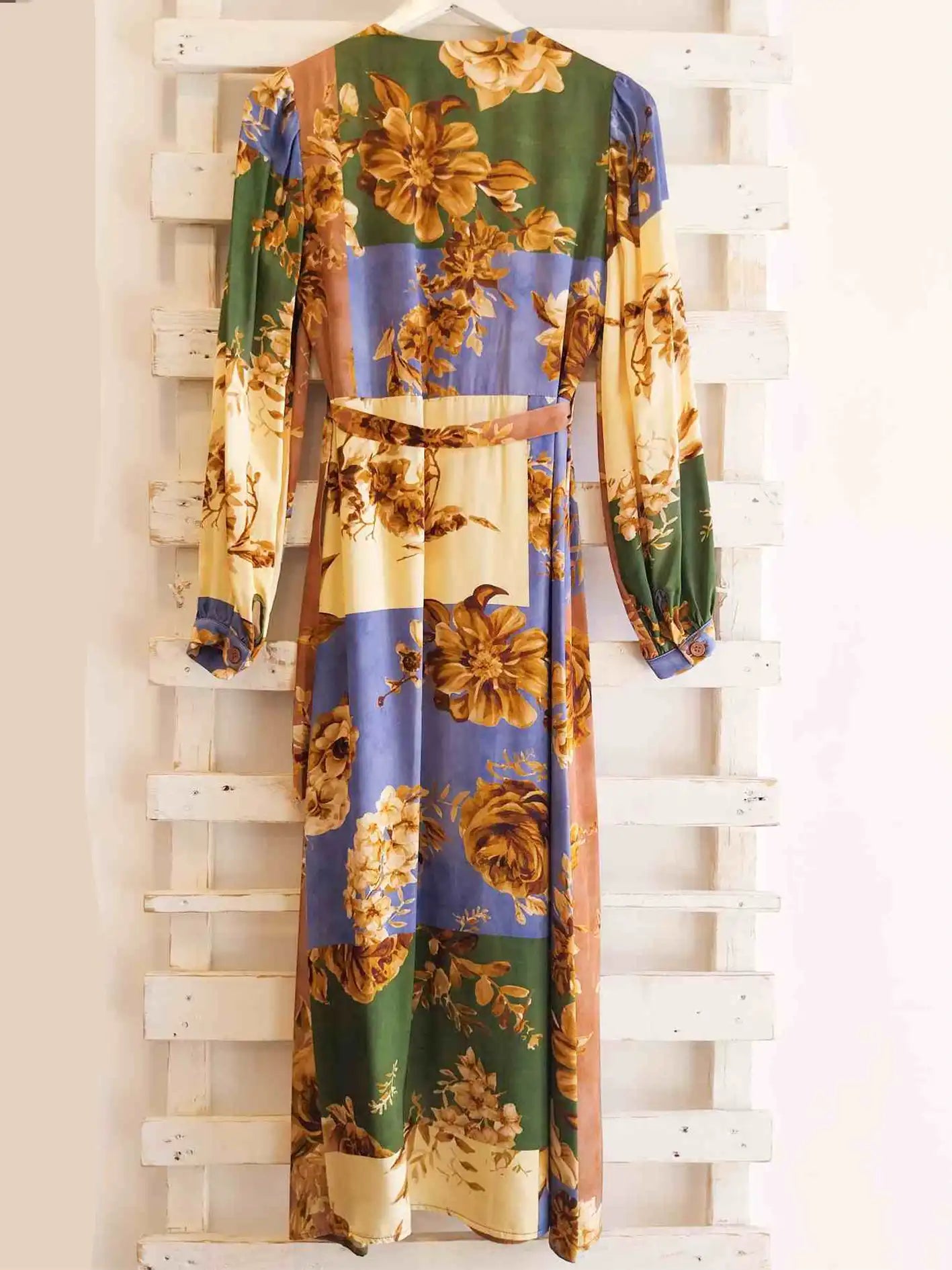 ABITO RASO STAMPA - polvere