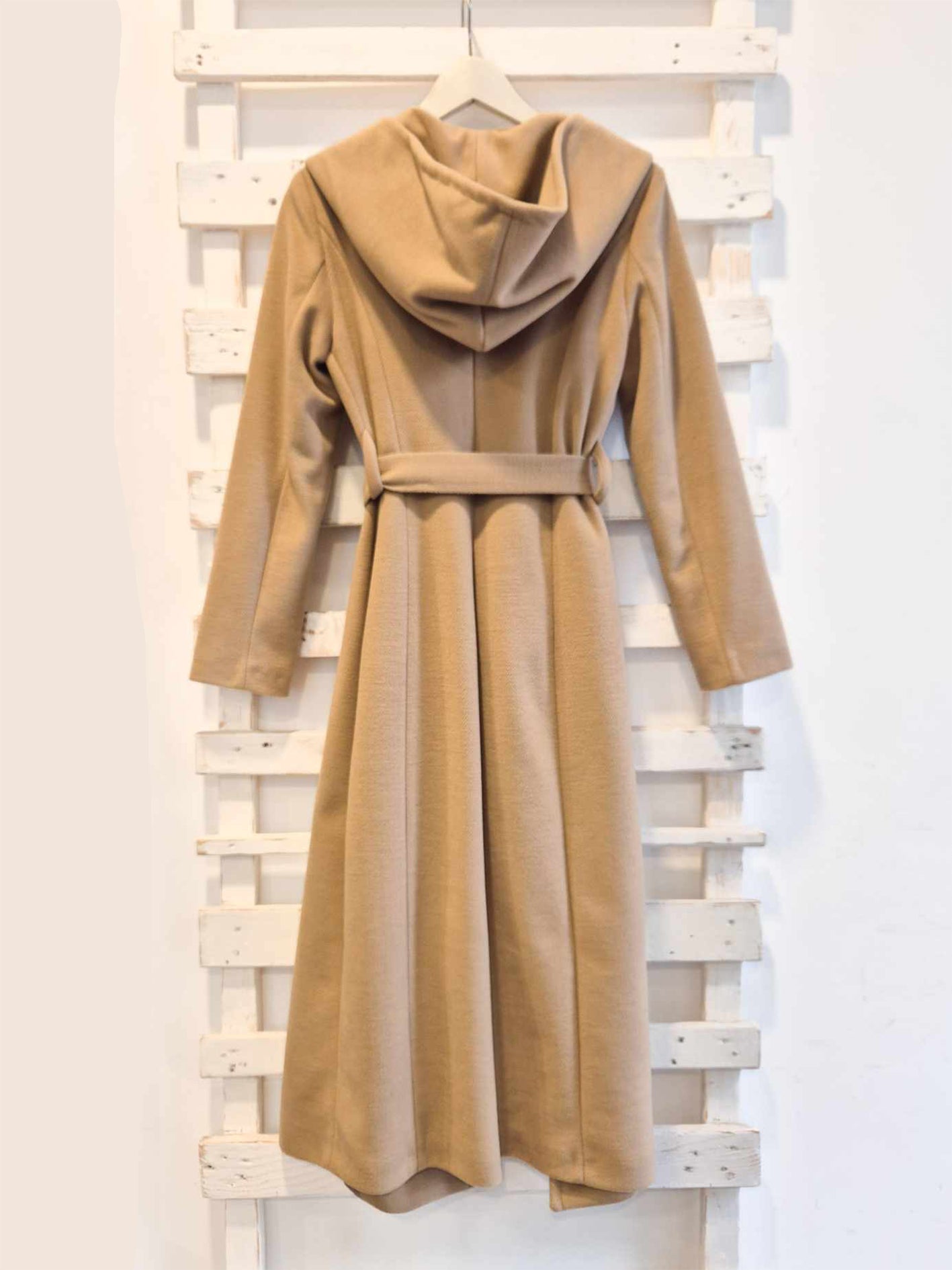 CAPPOTTO LUNGO CON CAPPUCCIO - Cammello