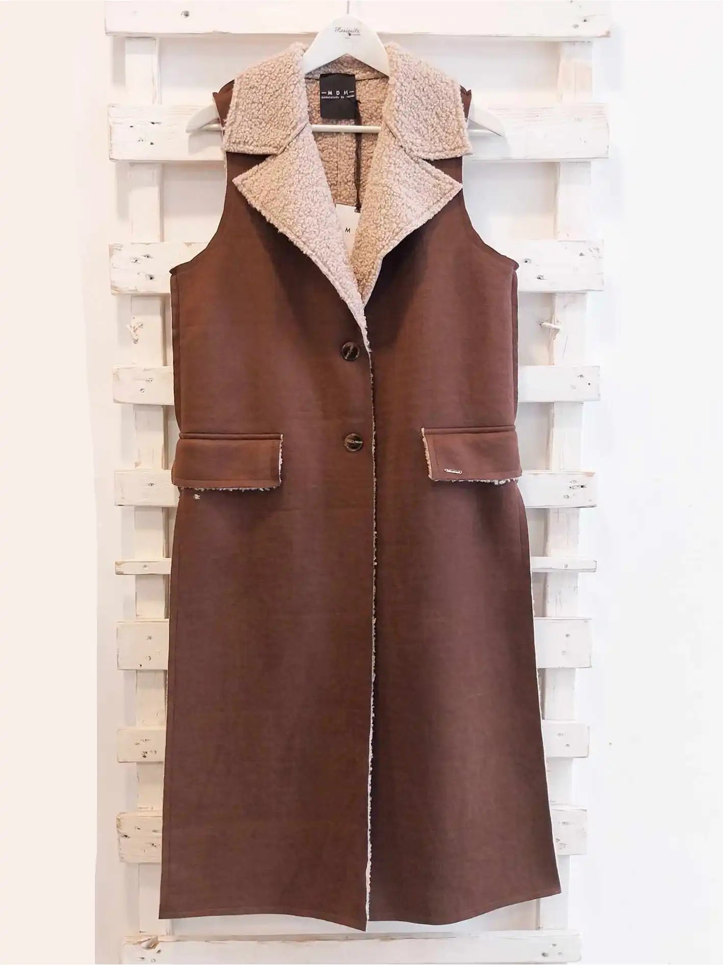 GILET ECO-MONTONE - moro