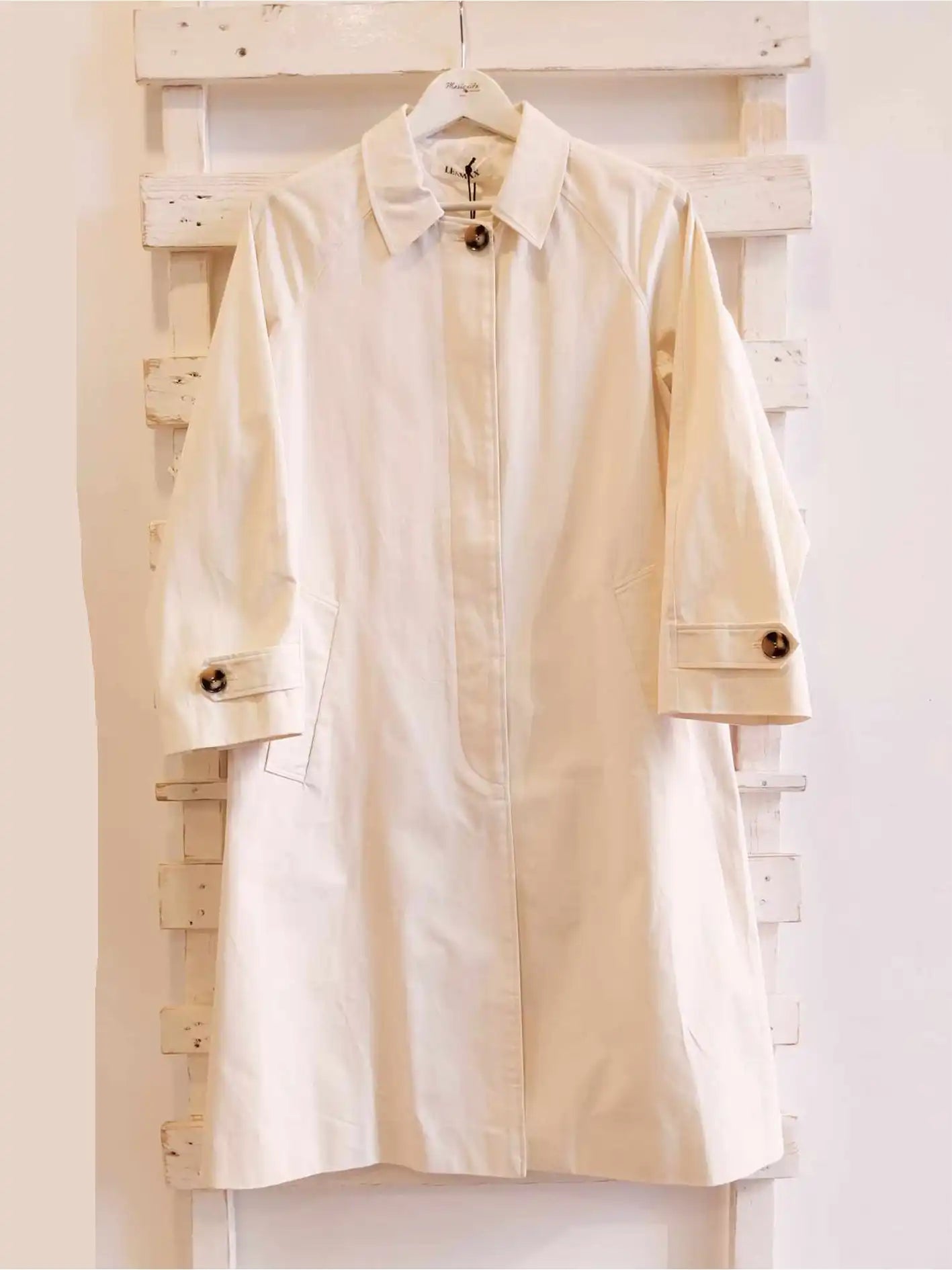 Cappotto Trench - panna