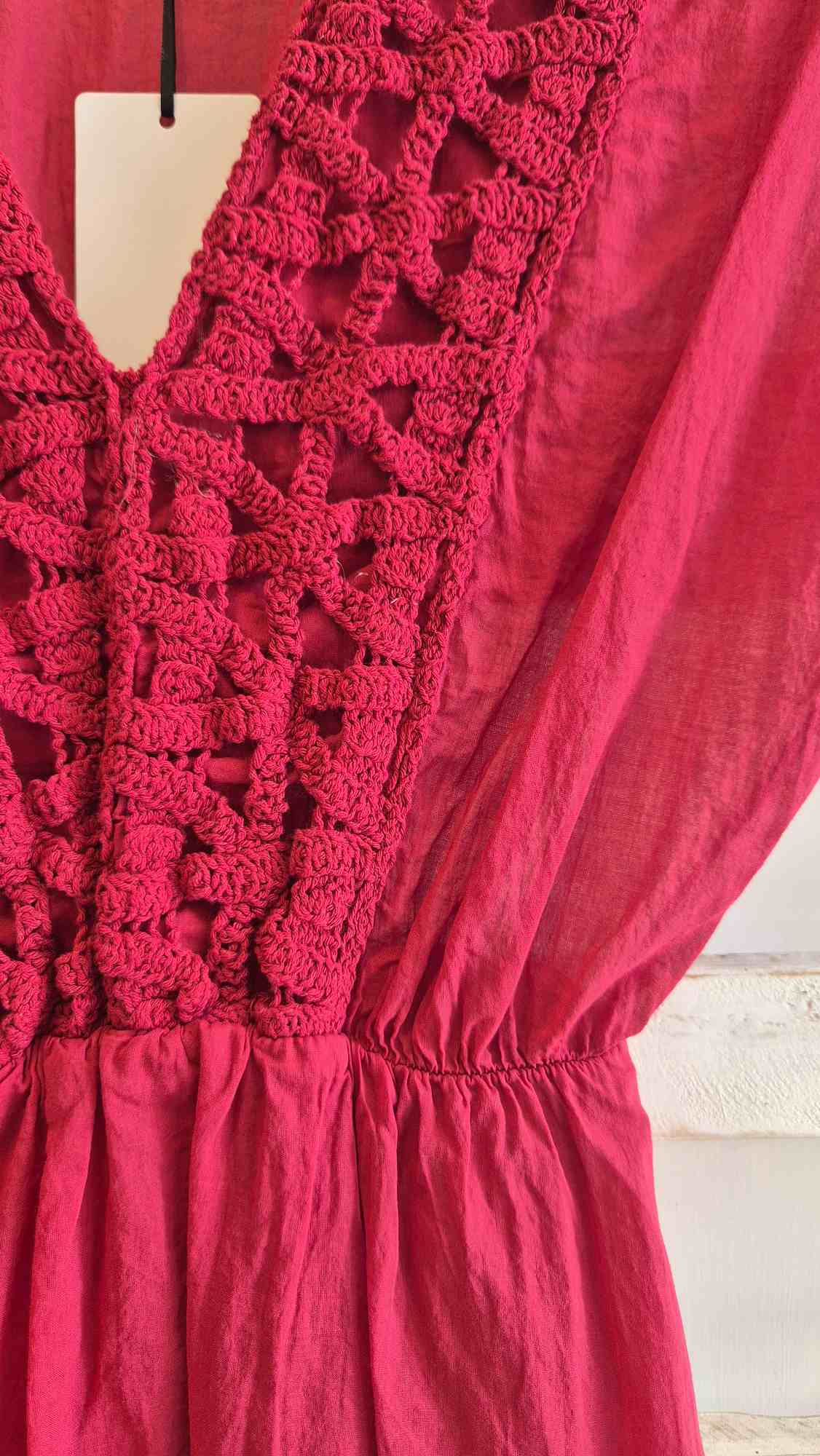 ABITO CORTO 100% COTONE - MELOGRANO