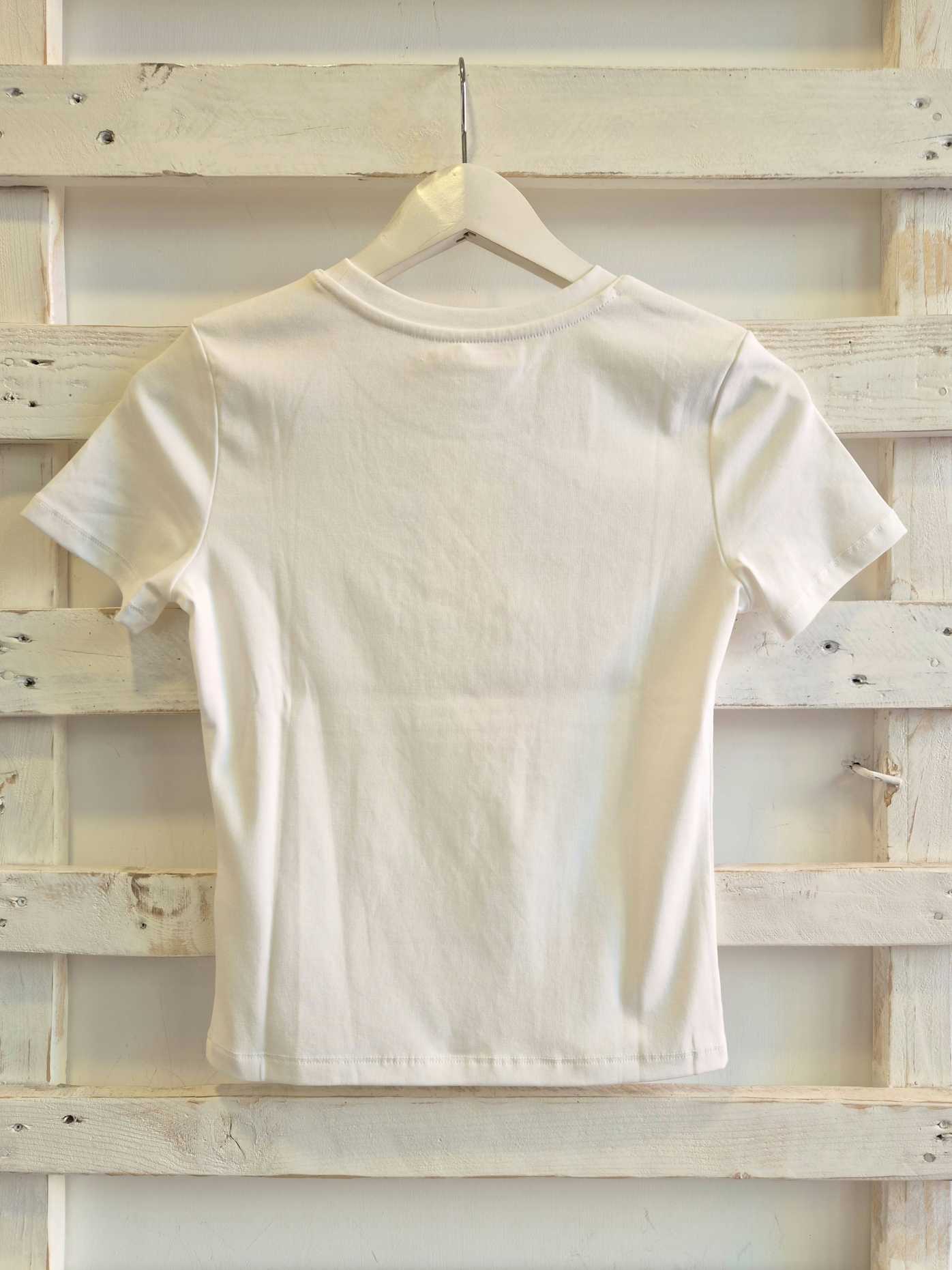T-SHIRT OTTIMISTA - Bianco