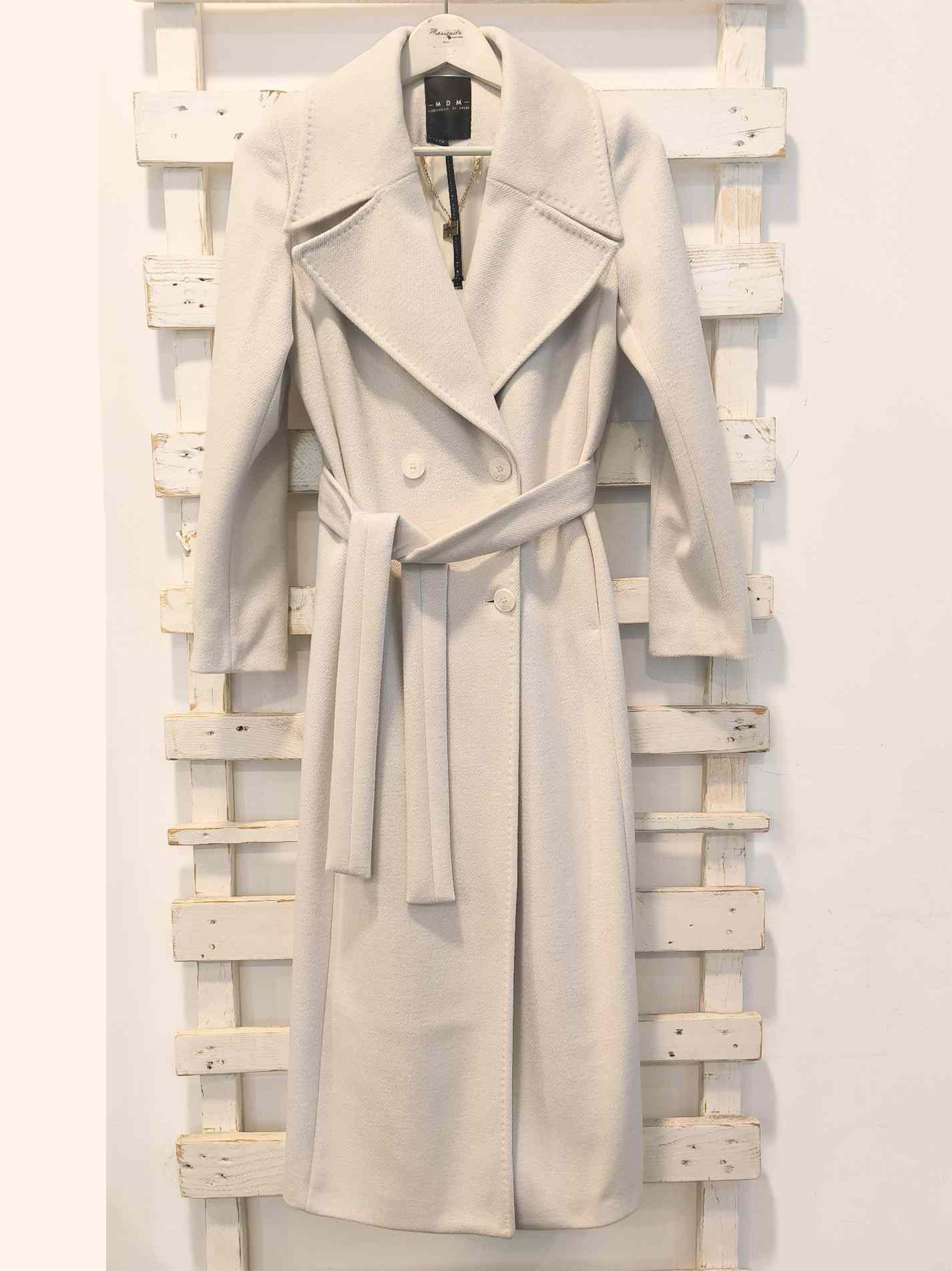 CAPPOTTO LUNGO - Bianco lana